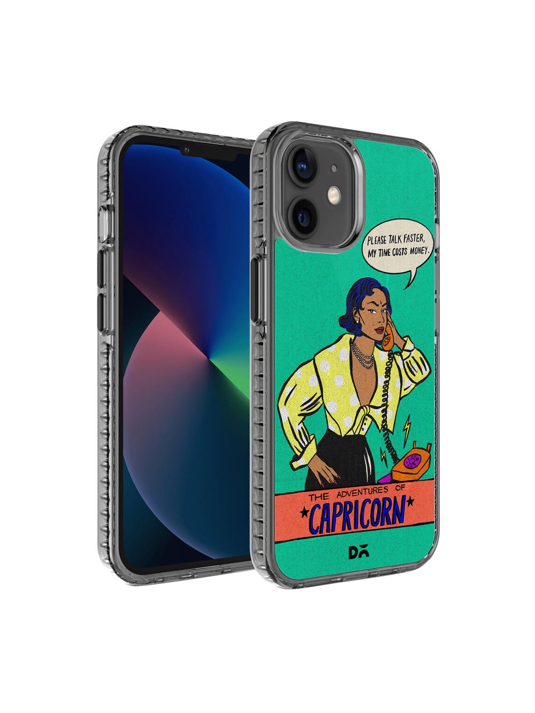 DailyObjects Green & Yellow Capricorn iPhone 12 Back Case
