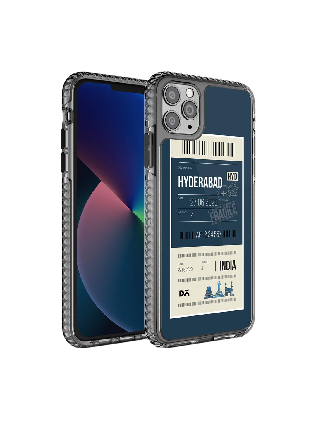DailyObjects Blue & White Printed iPhone 11 Pro Phone Case