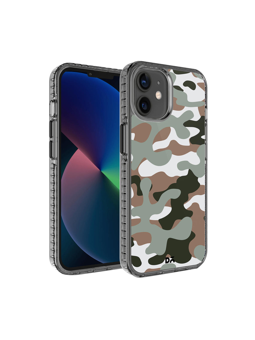 

DailyObjects Green & White Printed iPhone 12 Mini Phone Case