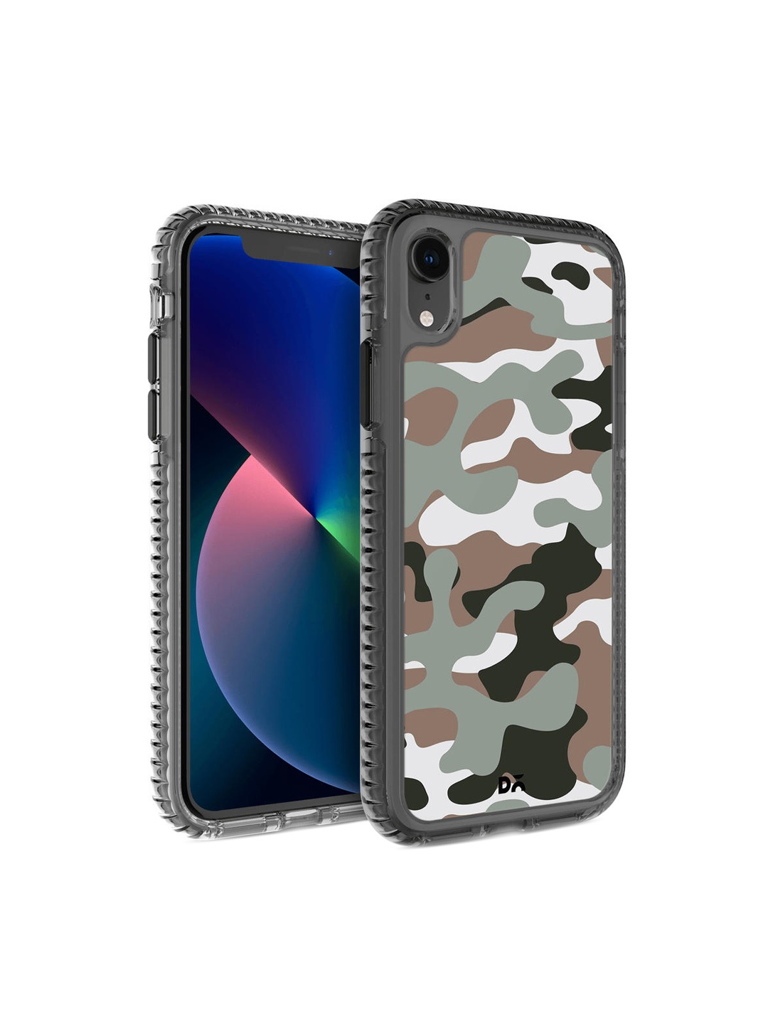 

DailyObjects Grey & Brown Printed iPhone XR Phone Case