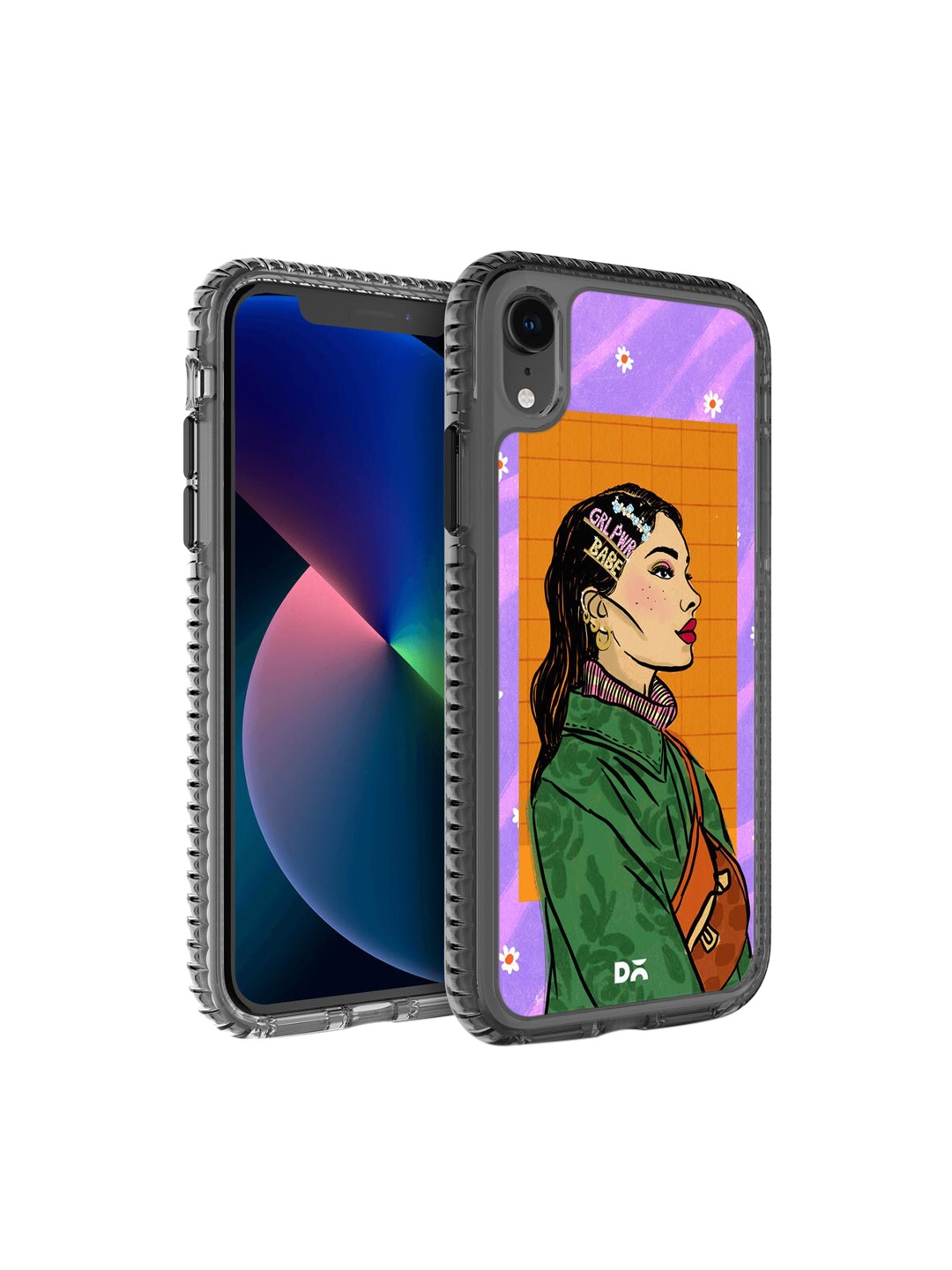 

DailyObjects Purple & Orange Printed iPhone XR Phone Case