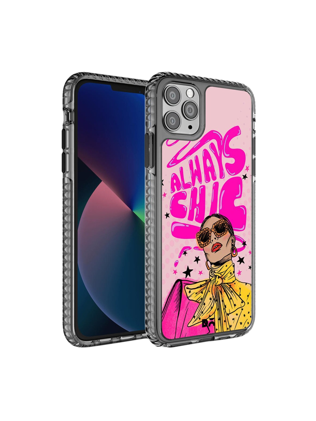 

DailyObjects Pink & Orange Printed iPhone 11 Pro Phone Case