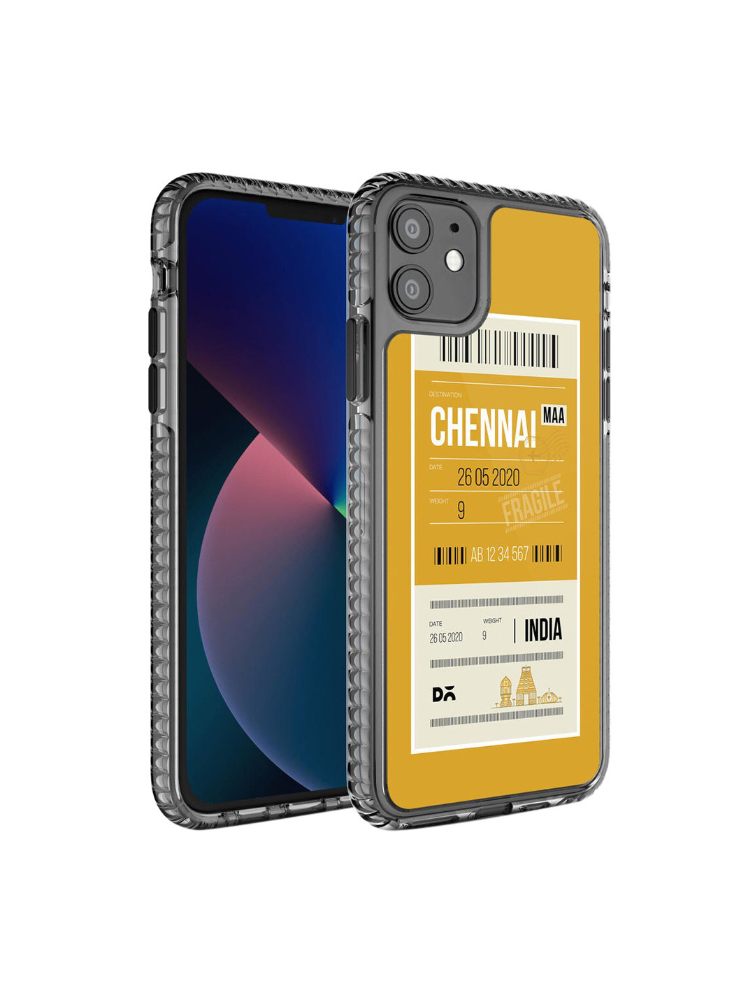 

DailyObjects Yellow & White Printed iPhone 11 Phone Case