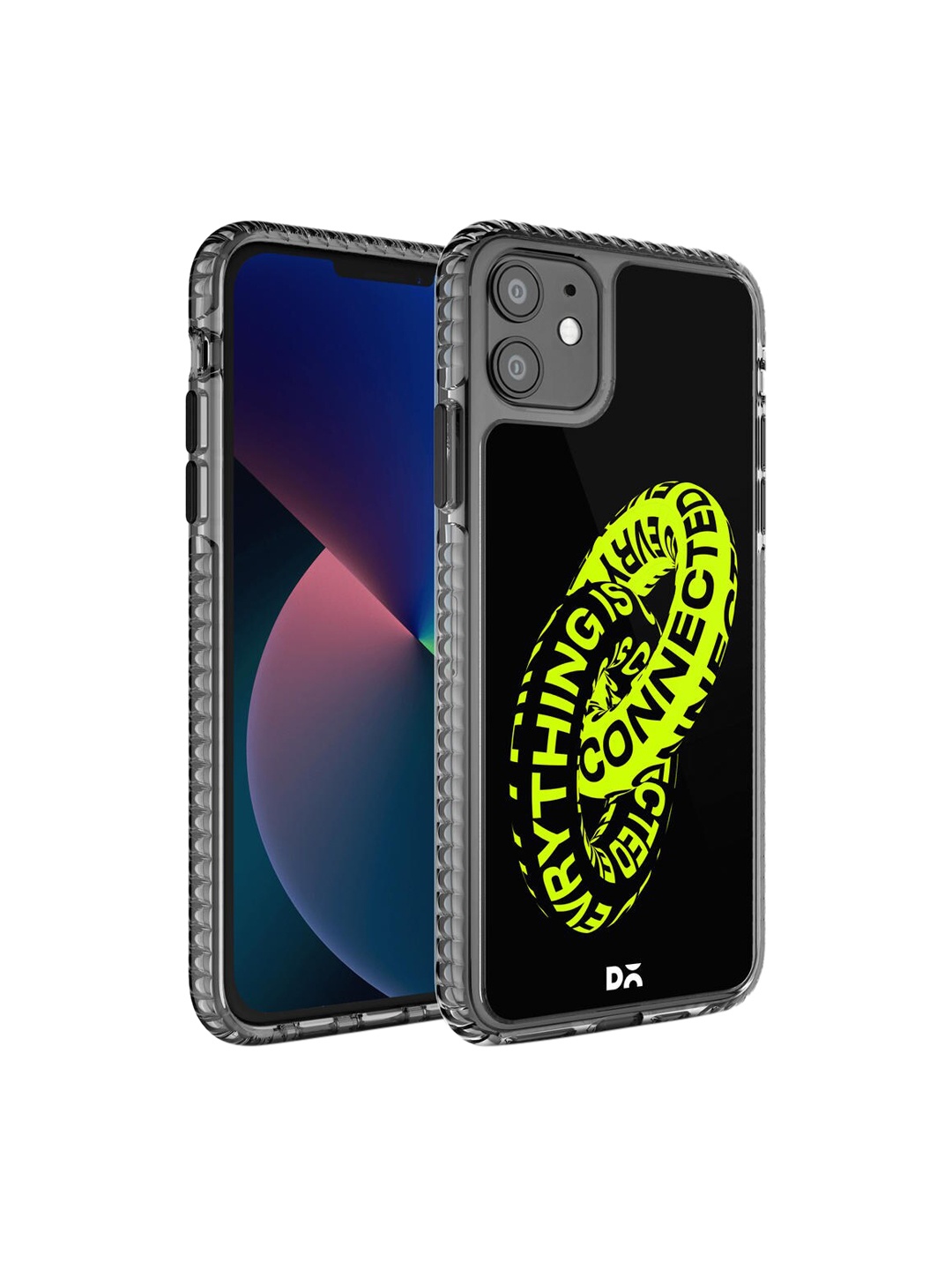 

DailyObjects Black & Yellow Printed iPhone 11 Phone Case