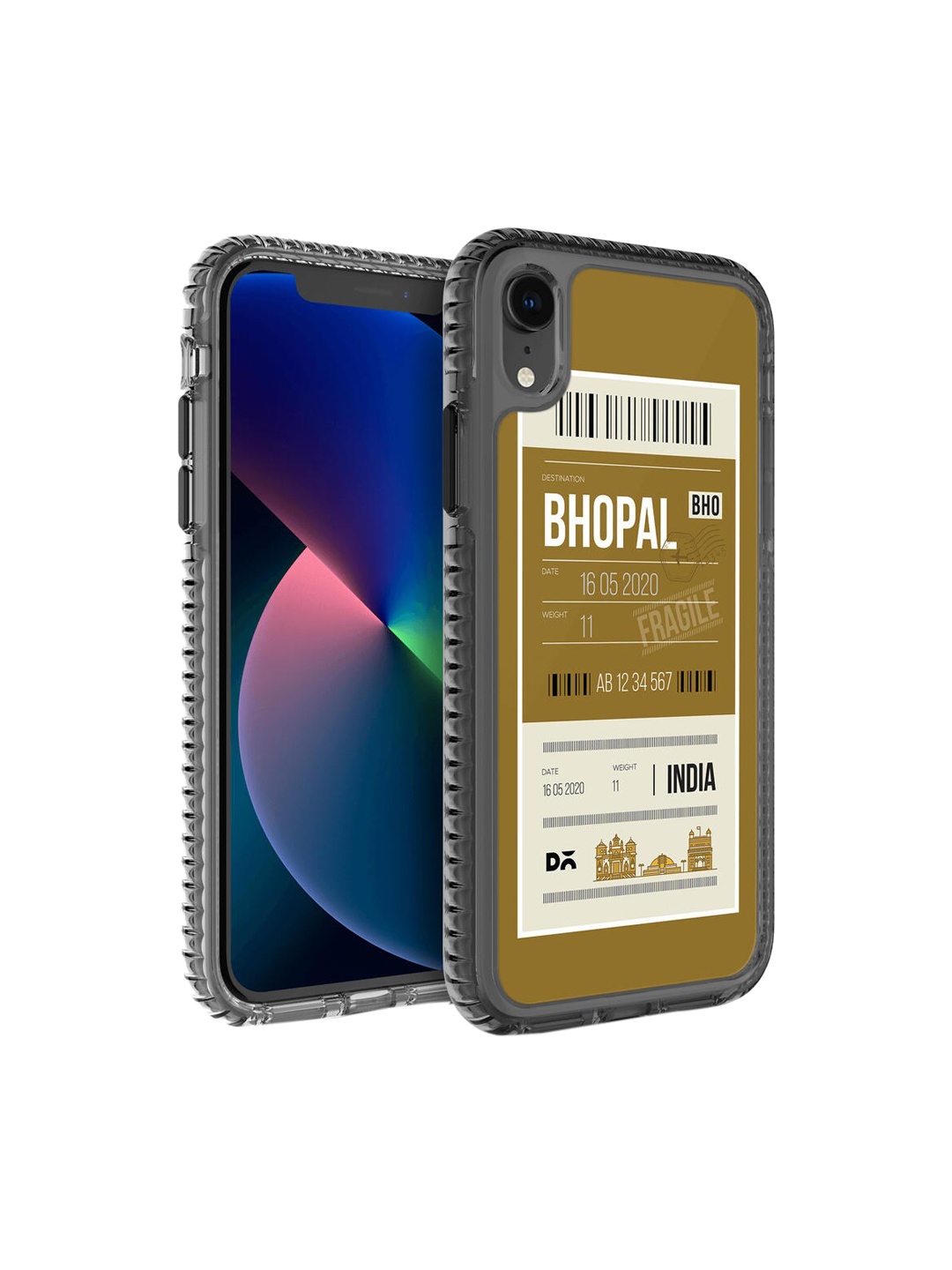 

DailyObjects Brown & White Printed iPhone XR Phone Case