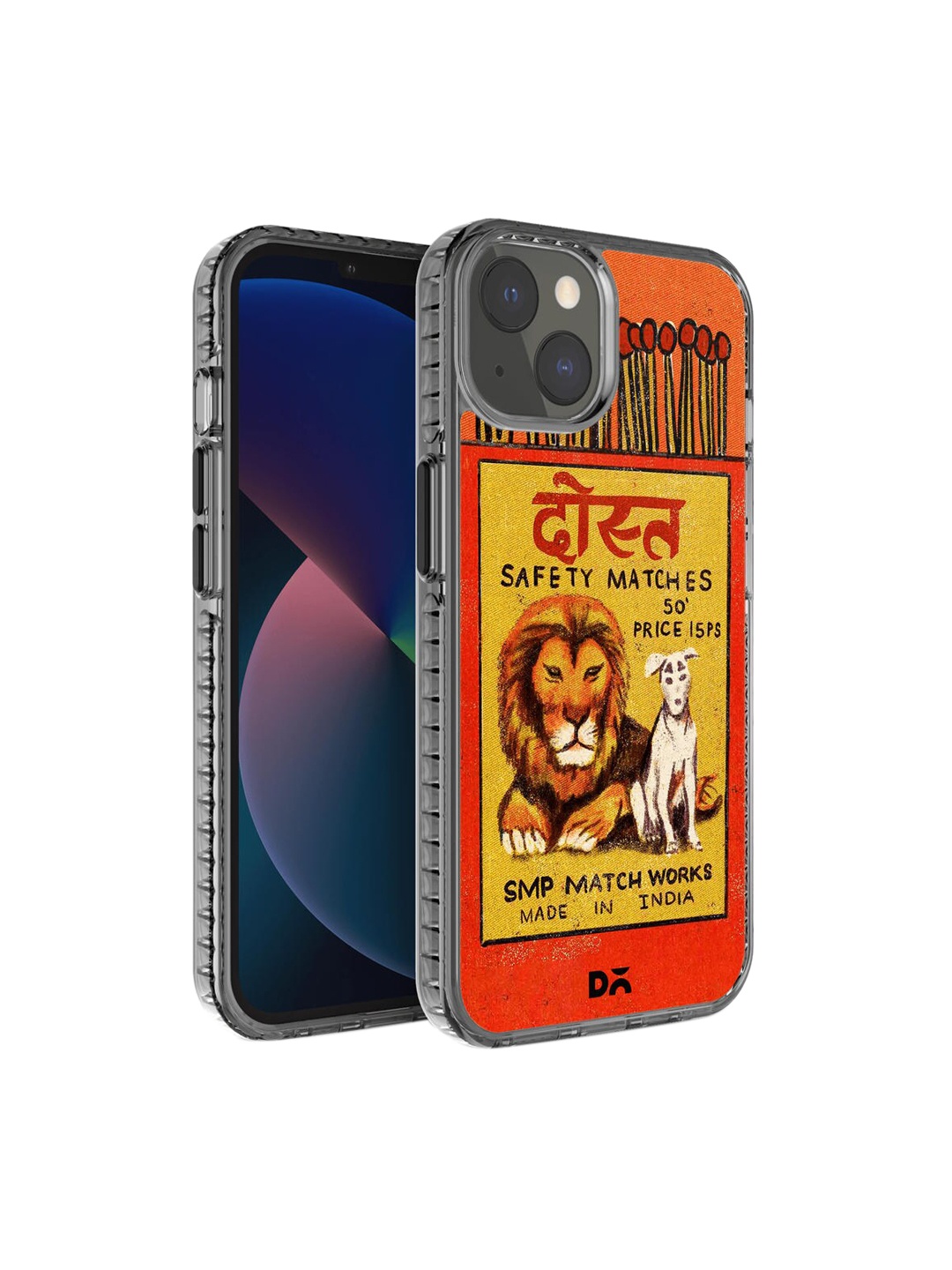

DailyObjects Red & Yellow Printed iPhone 13 Phone Case