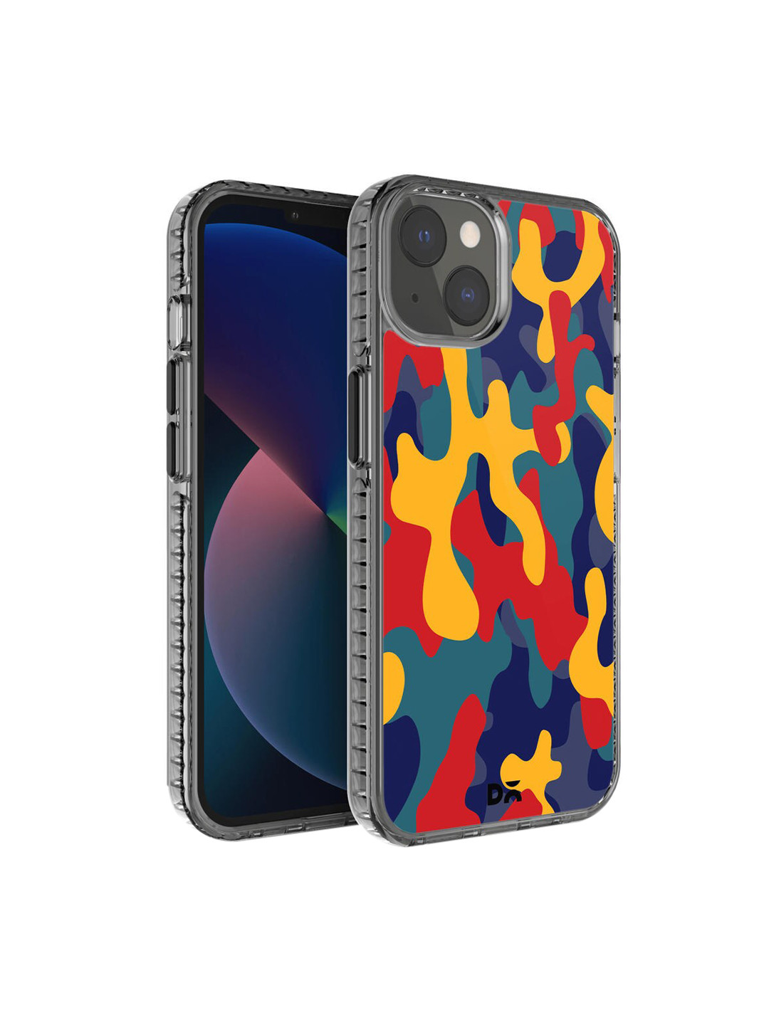 

DailyObjects Red & Yellow Printed iPhone 13 Mini Phone Case