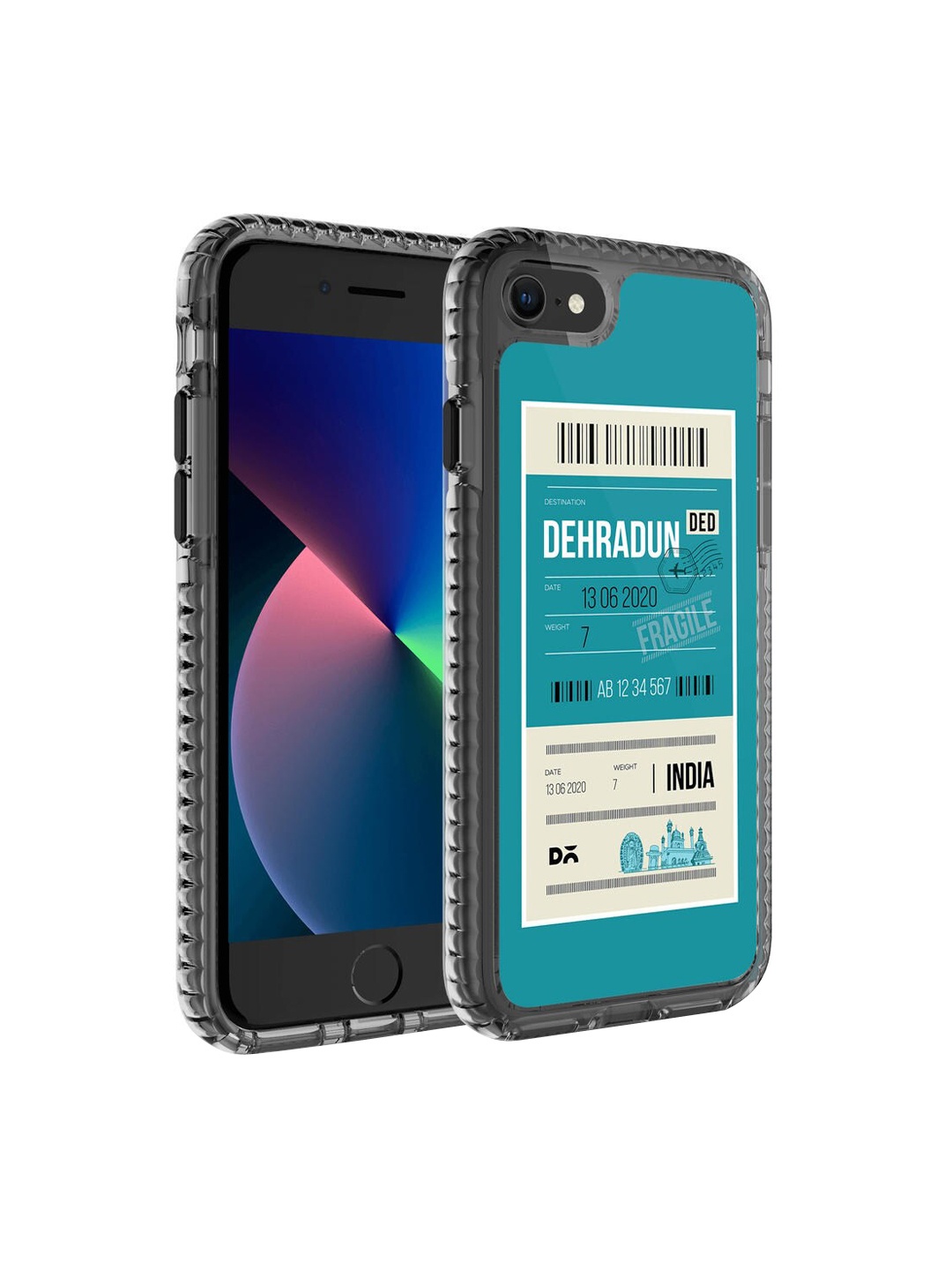 

DailyObjects Blue & White Printed iPhone 7 Phone Case