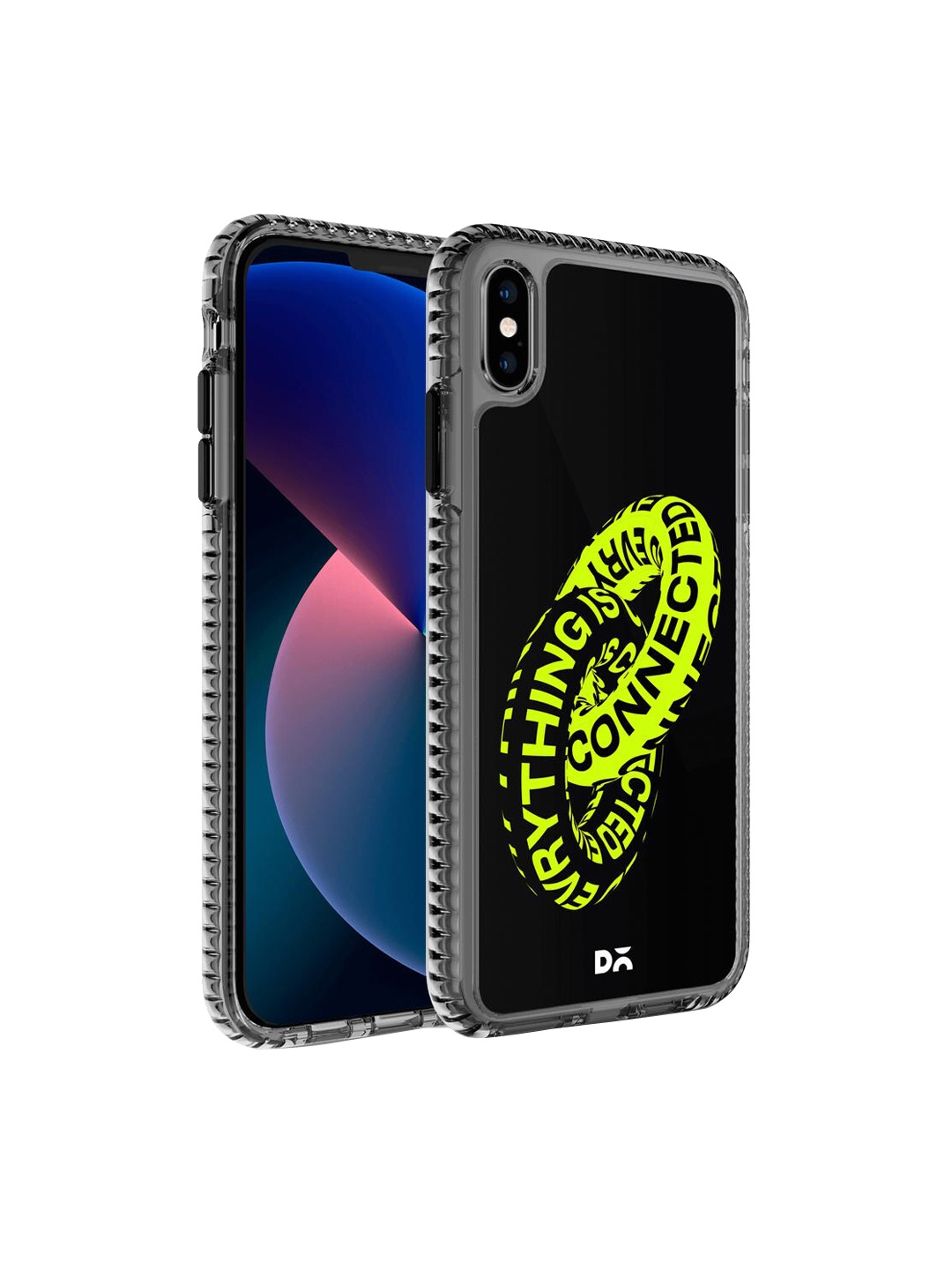 

DailyObjects Black & Green Everything Is Connected Stride 2.0 iPhone XS Max Back Case