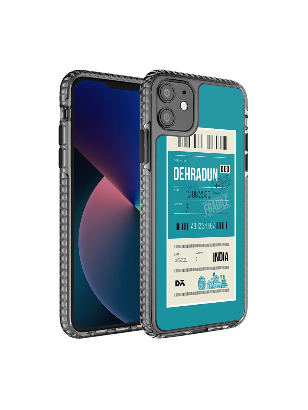 

DailyObjects Blue Printed Dehradun City Tag Stride 2.0 iPhone 11 Phone Case