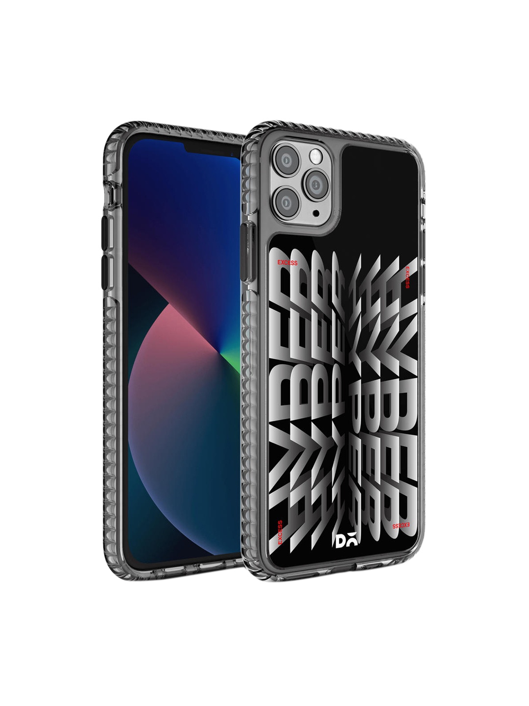 

DailyObjects Black & Grey Printed Hyper Stride 2.0 iPhone 11 Pro Max Phone Case