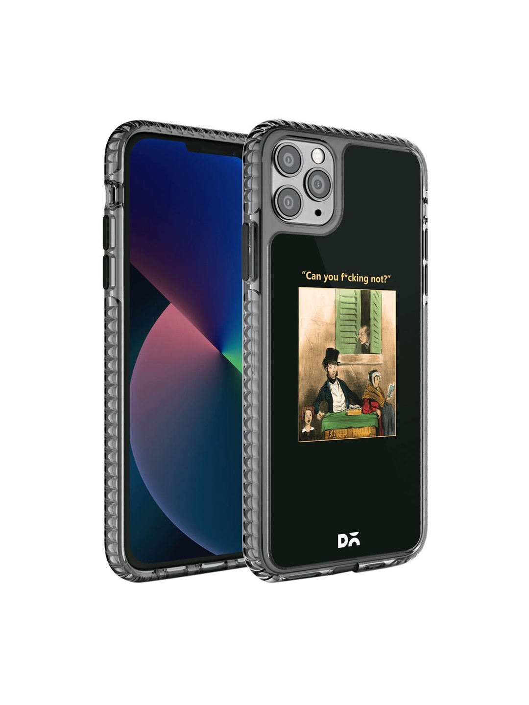 

DailyObjects Black Printed Can You Not Stride 2.0 iPhone 11 Pro Phone Case