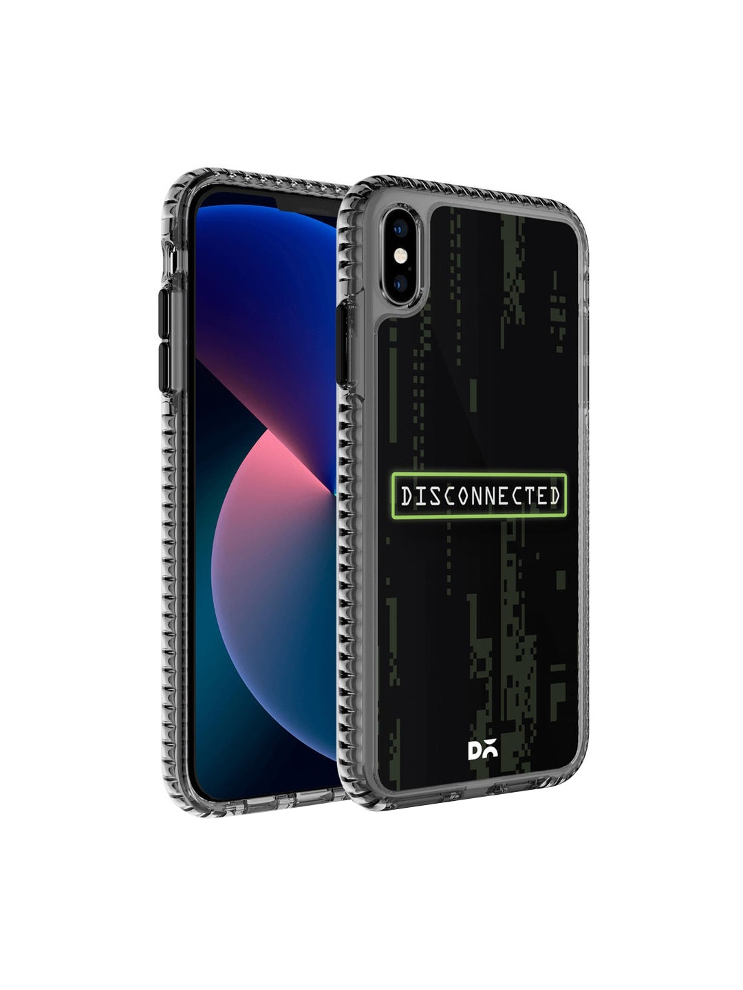 

DailyObjects Black & Grey Disconnected Stride 2.0 iPhone X Back Case