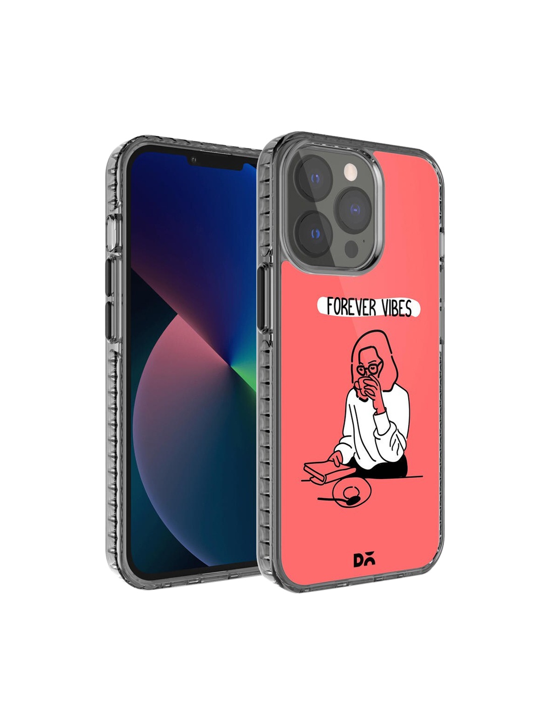 

DailyObjects Red & White Printed iPhone 13 Pro Phone Case
