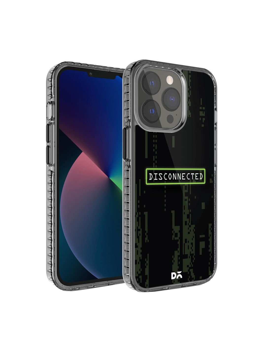 

DailyObjects Black & Grey Disconnected Stride 2.0 iPhone 13 Pro Max Back Case