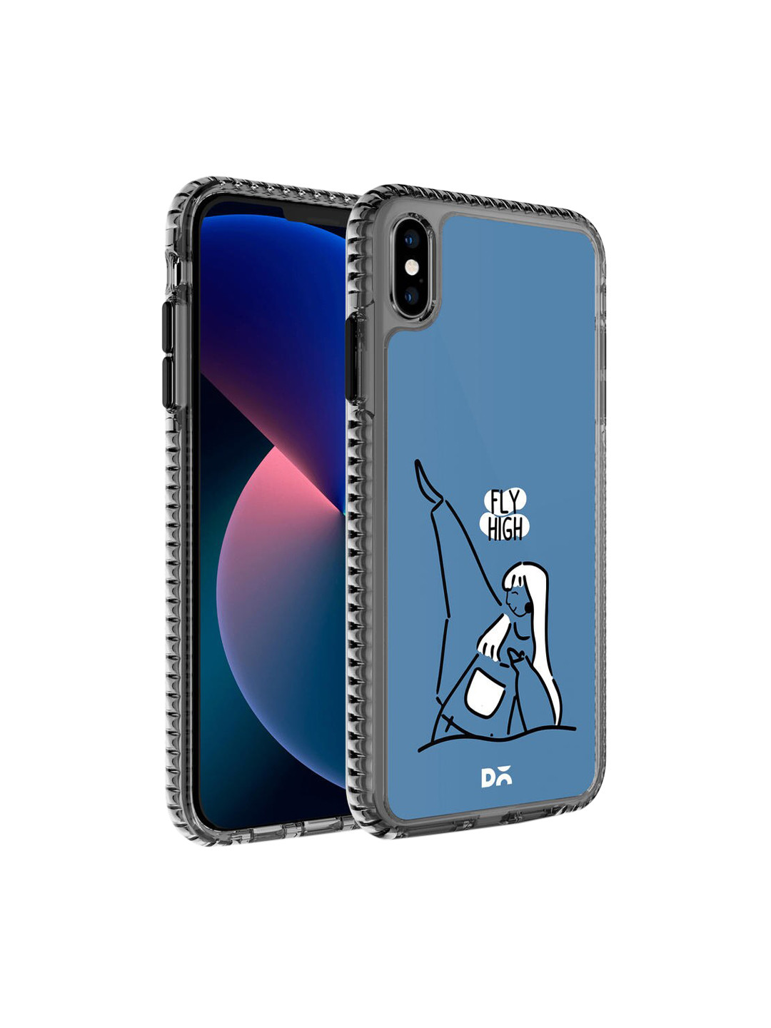 

DailyObjects Blue Printed Flying High Stride 2.0 iPhone XS Max Case Cover