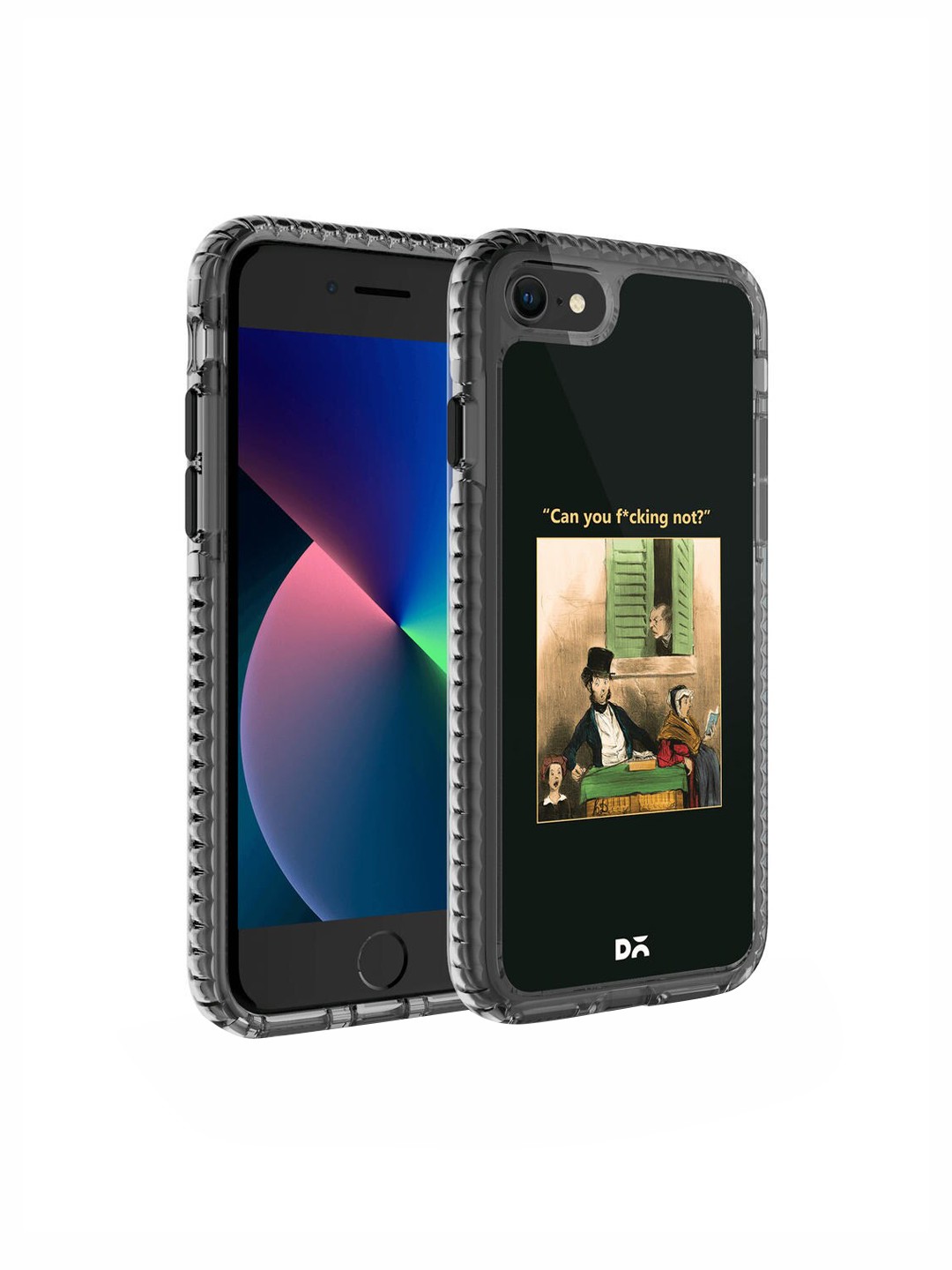 

DailyObjects Black & Green Printed iPhone 8 Phone Case