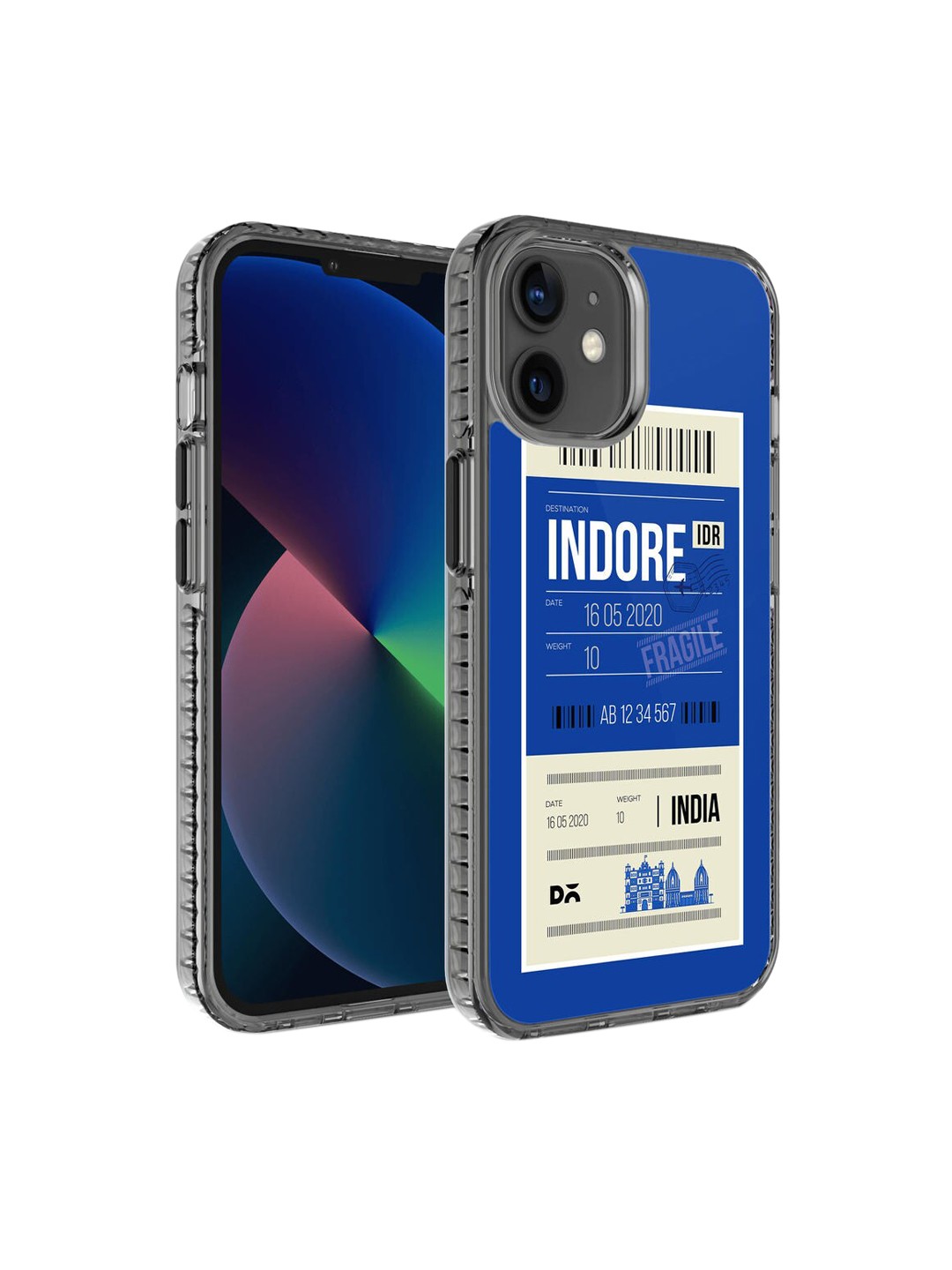 

DailyObjects Blue Printed Indore City Tag Stride 2.0 iPhone 12 Mini Case Cover