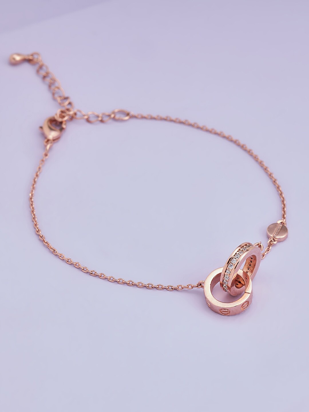 

Kushal's Fashion Jewellery Women Rose Gold-Toned & Plated Charm Bracelet