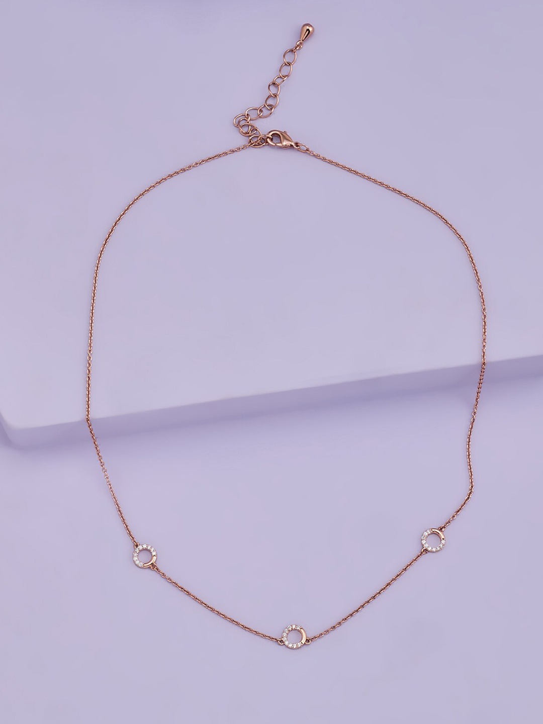 

Kushal's Fashion Jewellery Rose Gold-Plated Chain