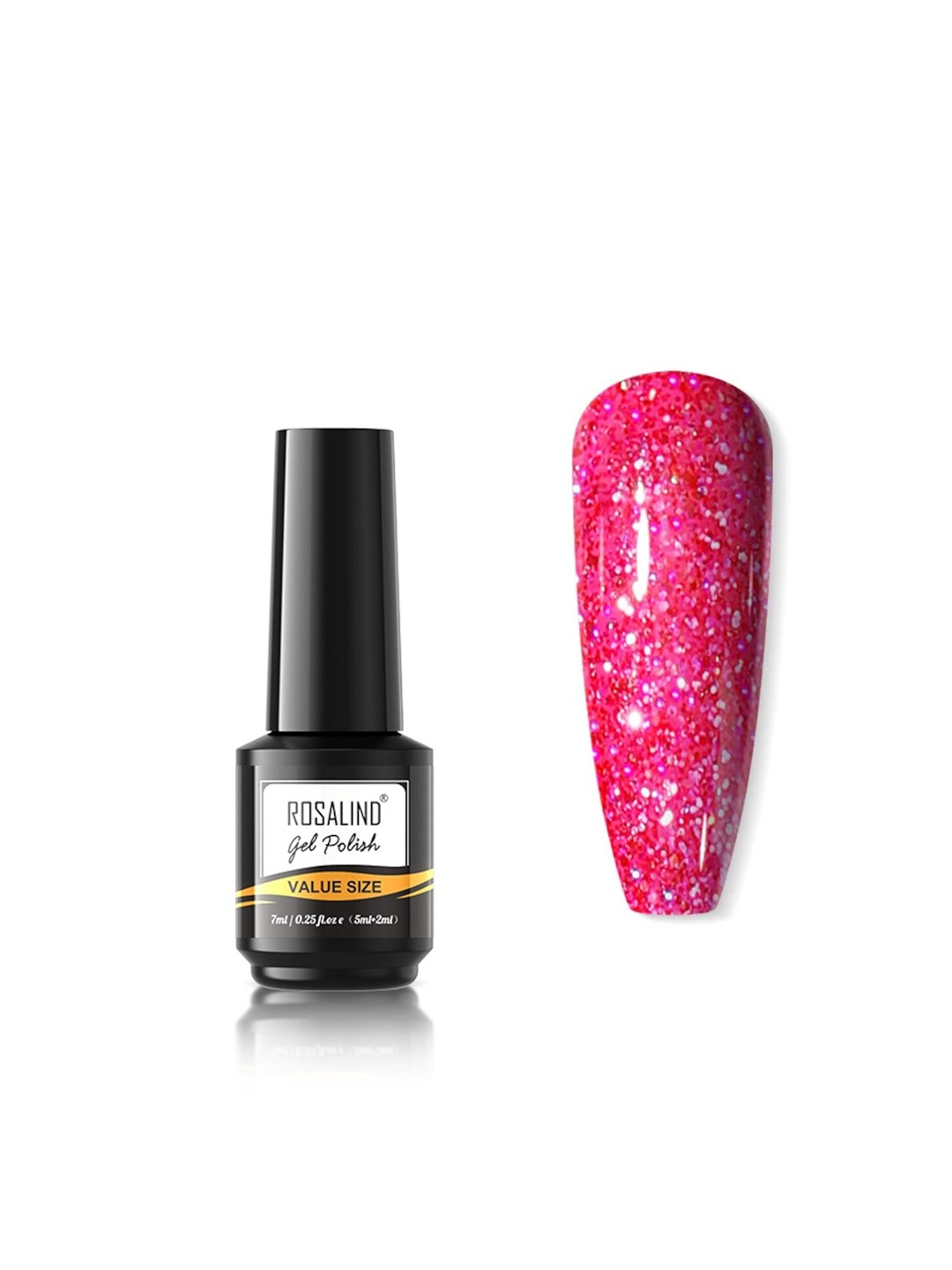 

ROSALIND UV LED Value Size Gel Nail Polish 7 ml - JL059, Pink