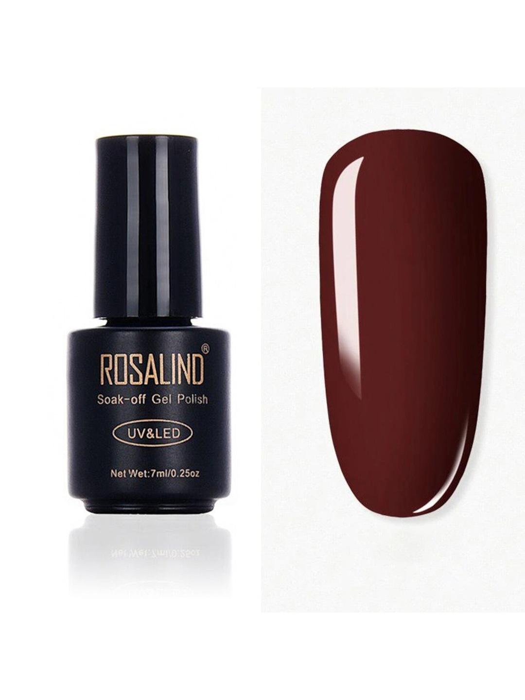 

ROSALIND Long Lasting UV LED Soak-Off Gel Nail Polish - Shade 2656, Brown