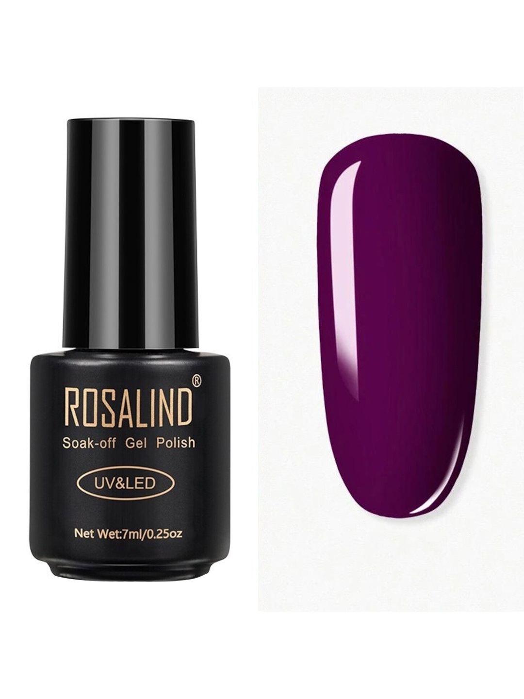 

ROSALIND Long Lasting UV LED Soak-Off Gel Nail Polish - Shade 2562, Purple