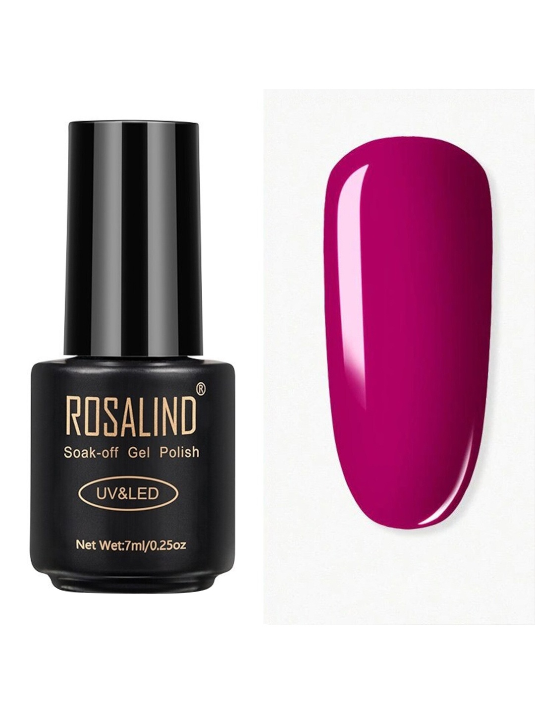 

ROSALIND Long Lasting UV LED Soak-Off Gel Nail Polish - Shade 2561, Pink