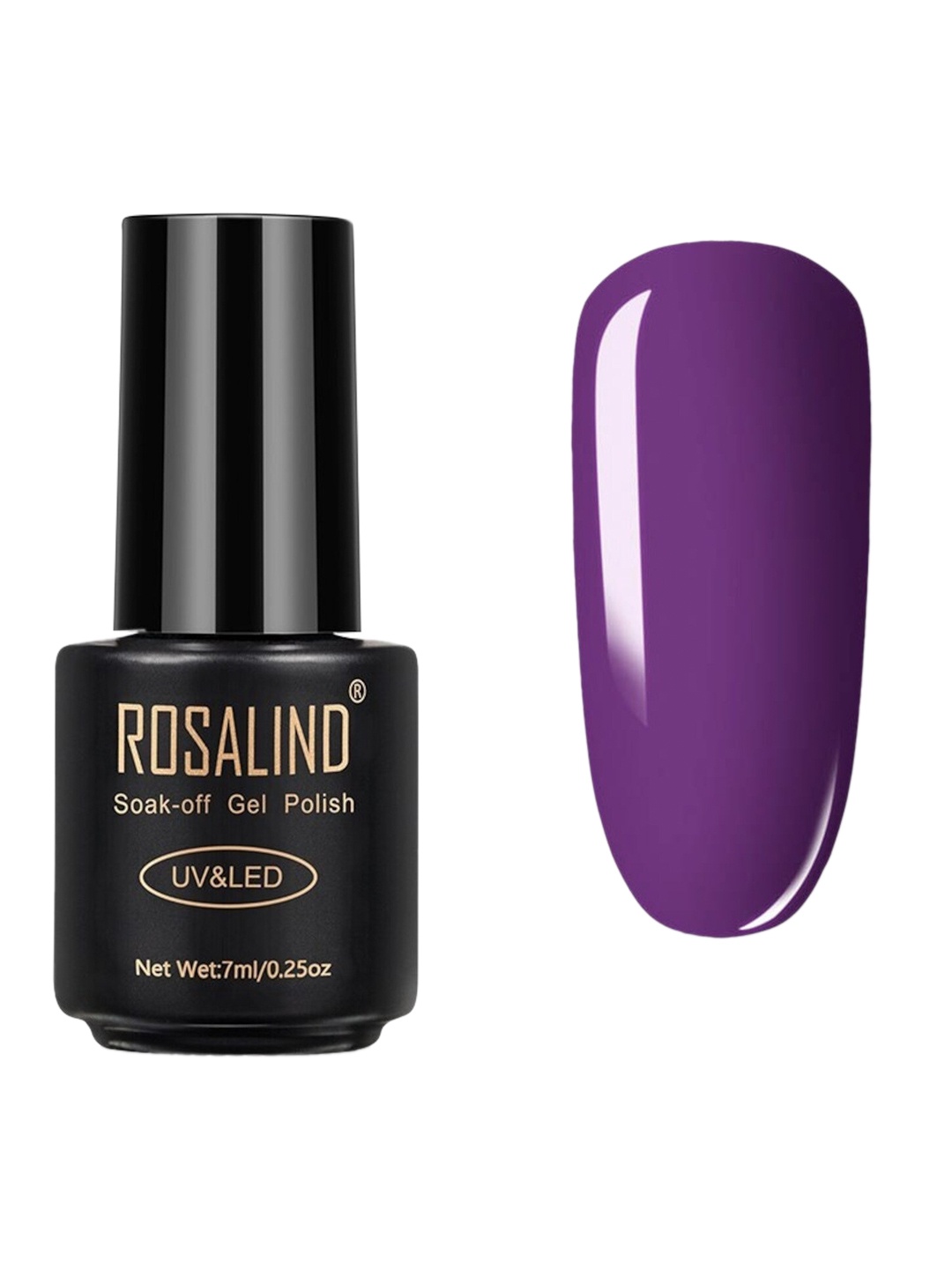 

ROSALIND Long Lasting UV LED Soak-Off Gel Nail Polish - Shade 2560, Purple