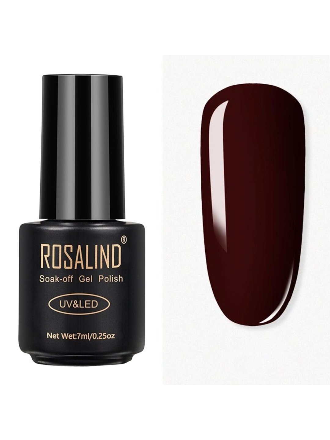 

ROSALIND Long Lasting UV LED Soak-Off Gel Nail Polish - Shade 2611, Brown