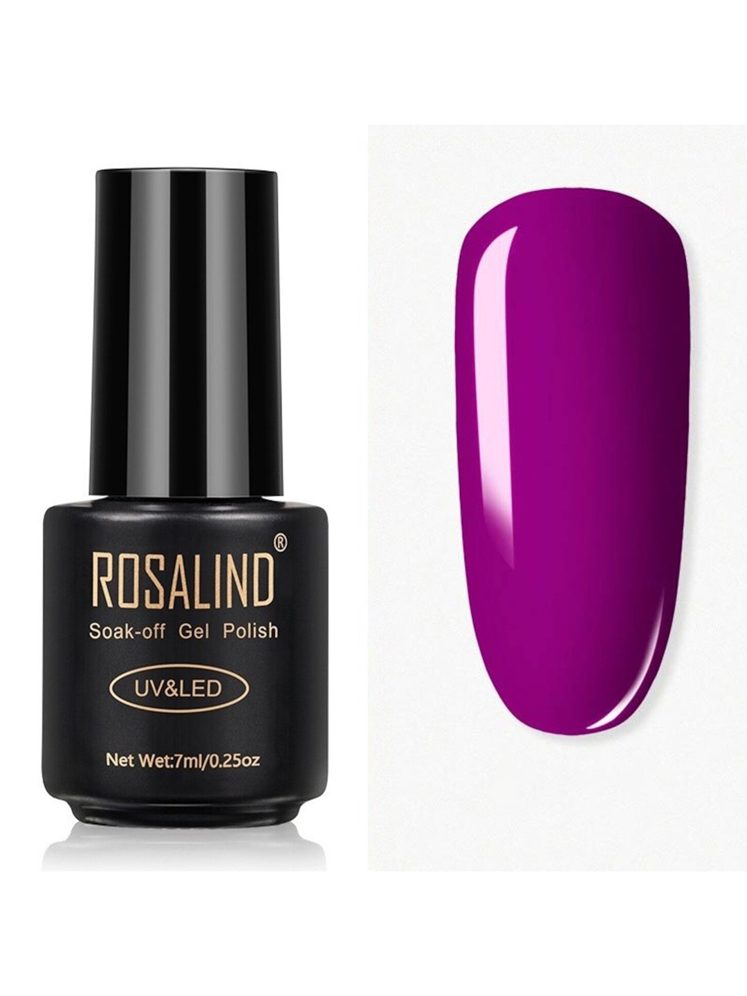 

ROSALIND Long Lasting UV LED Soak-Off Gel Nail Polish - Shade 2556, Purple