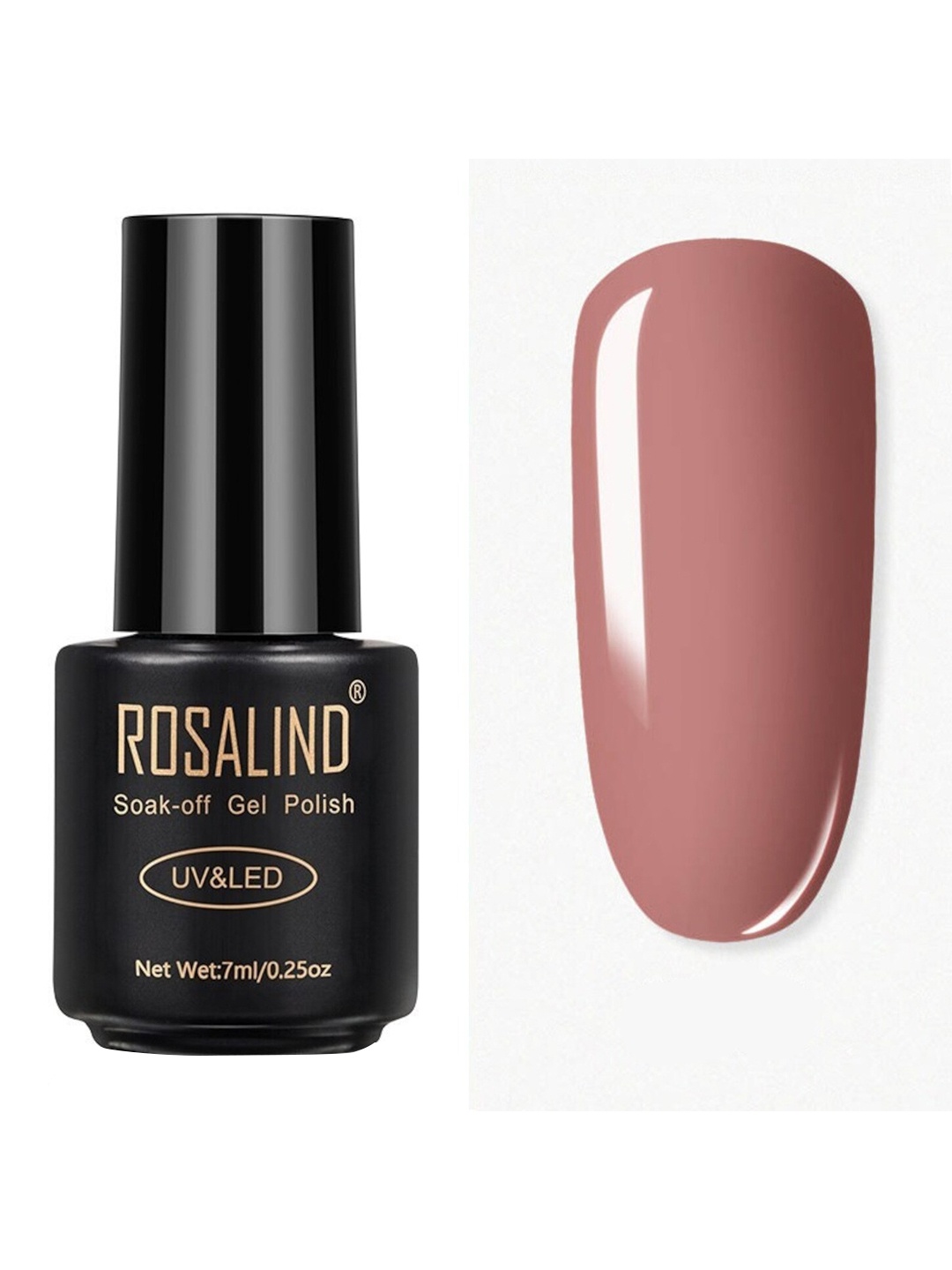 

ROSALIND Long Lasting UV LED Soak-Off Gel Nail Polish - Shade 2651, Mauve