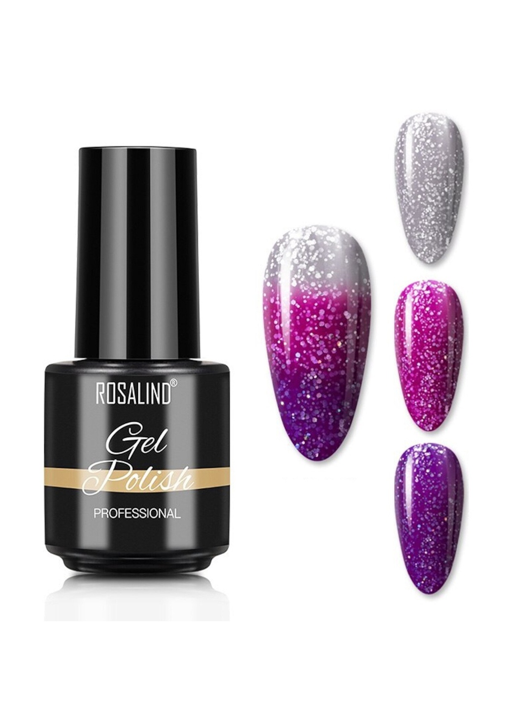 

ROSALIND Long Lasting UV LED Soak-Off Gel Nail Polish - Shade B083, Purple