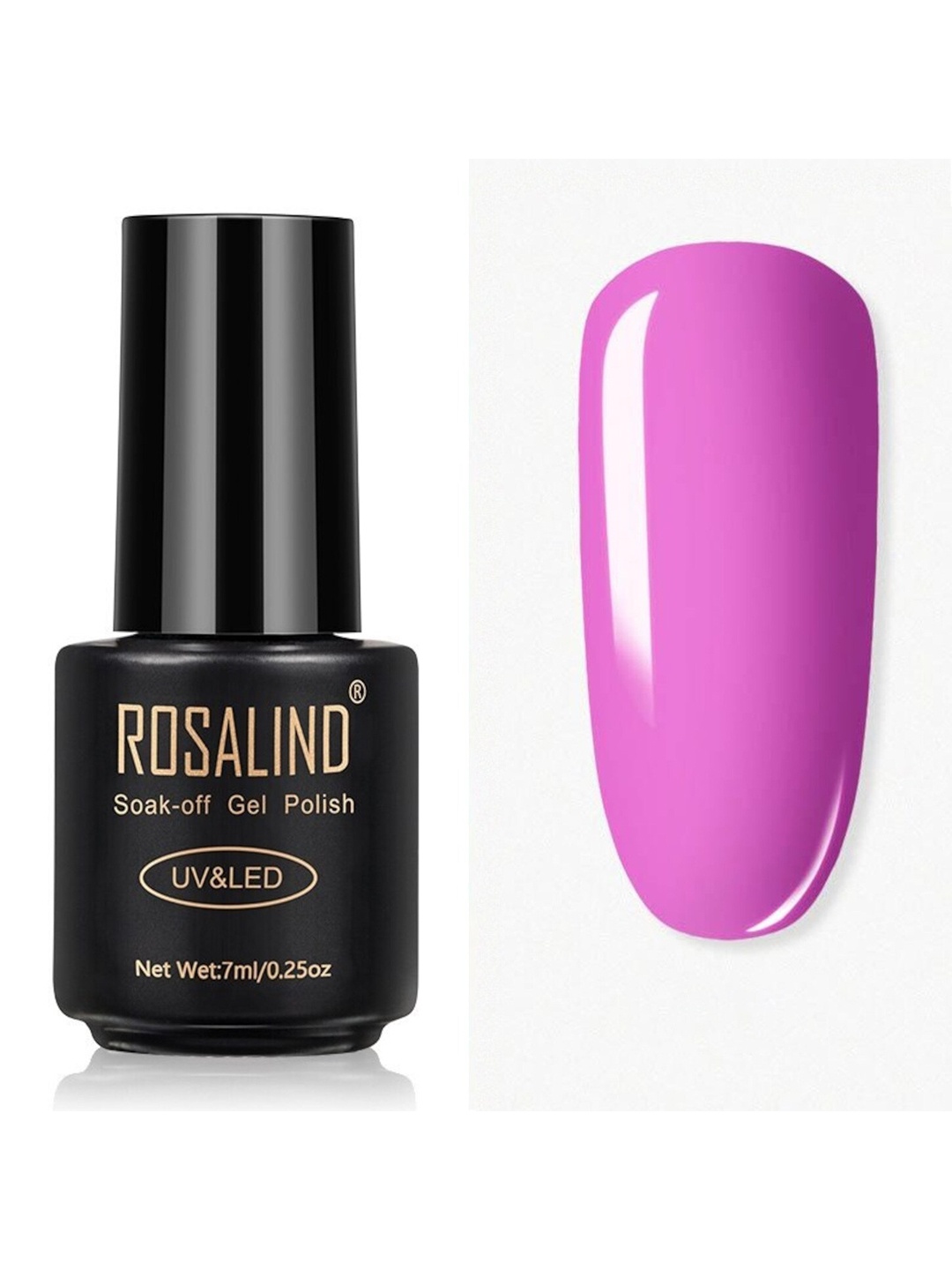 

ROSALIND Long Lasting UV LED Soak-Off Gel Nail Polish - Shade 2554, Pink