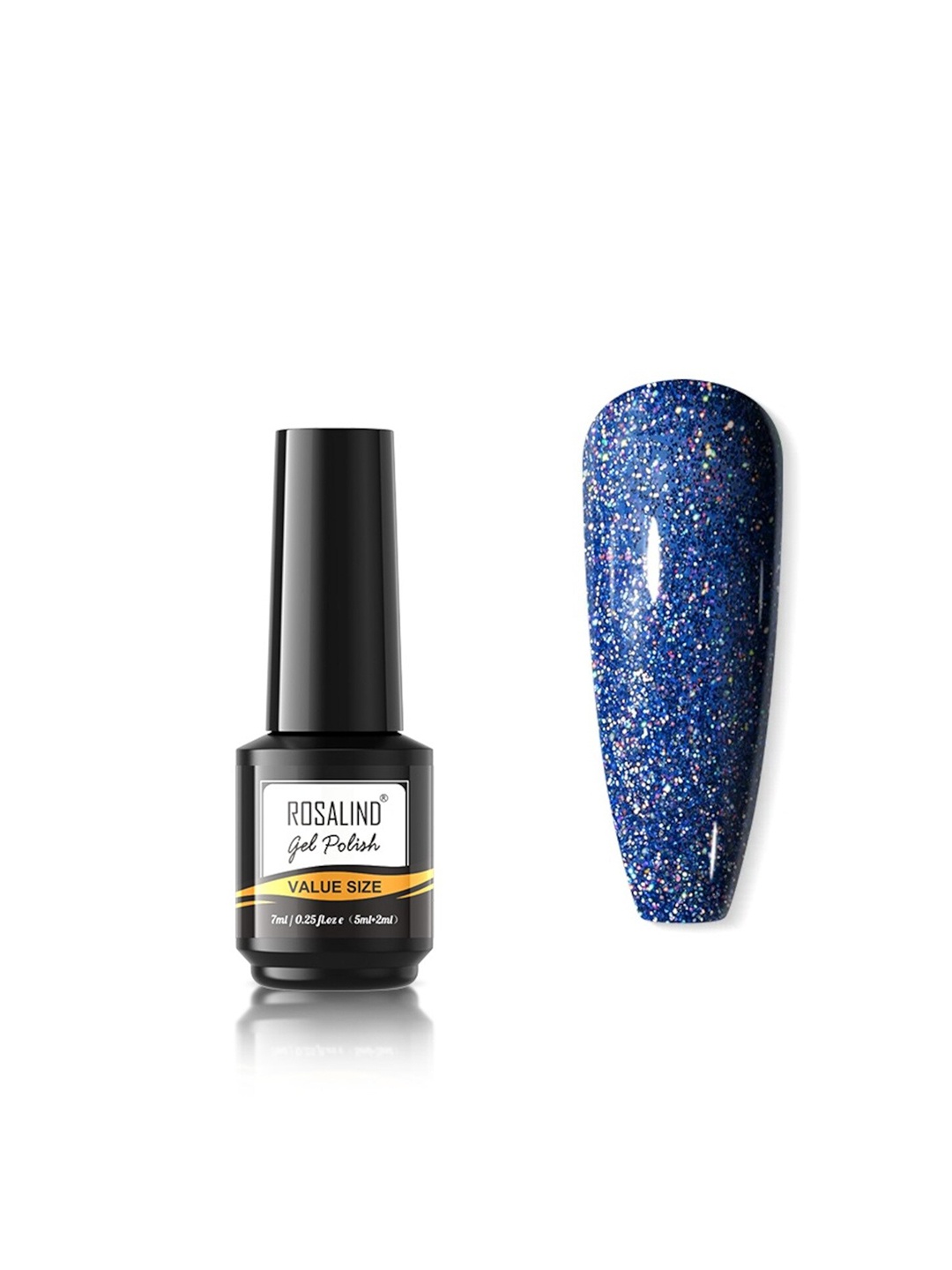 

ROSALIND Long Lasting UV LED Soak-Off Gel Nail Polish - Shade JL095, Navy blue