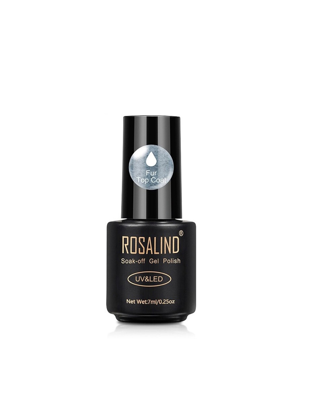 

ROSALIND Gel Fur Top Coat UV LED Nail Polish 7ml - RCFTOP, Blue