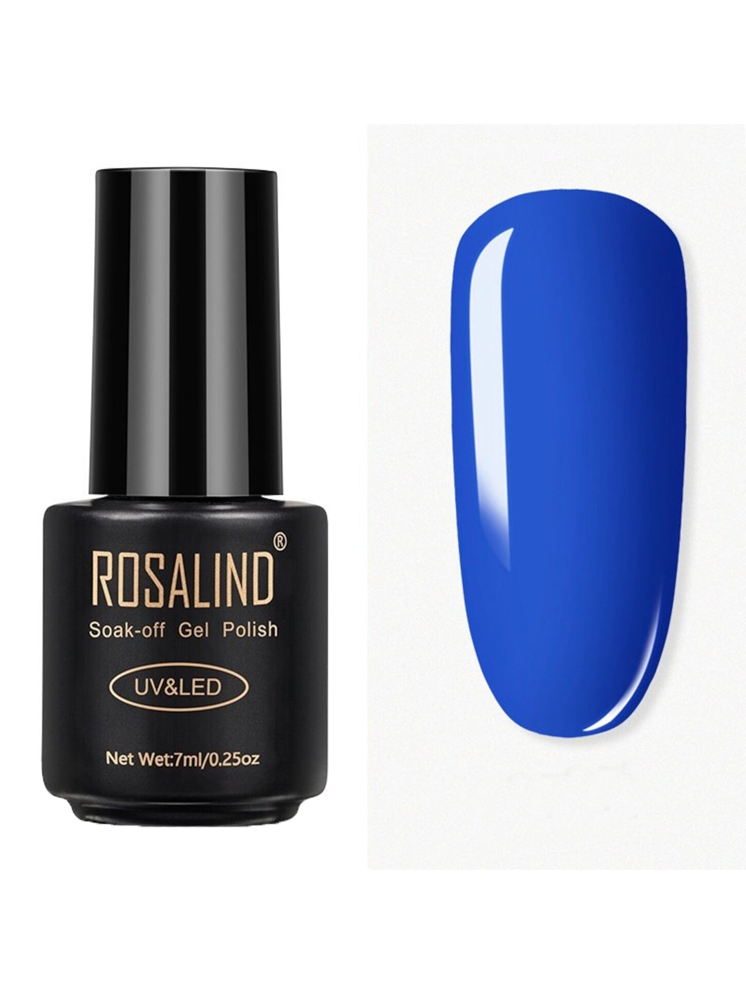 

ROSALIND Long Lasting UV LED Soak-Off Gel Nail Polish - Shade 2712, Blue