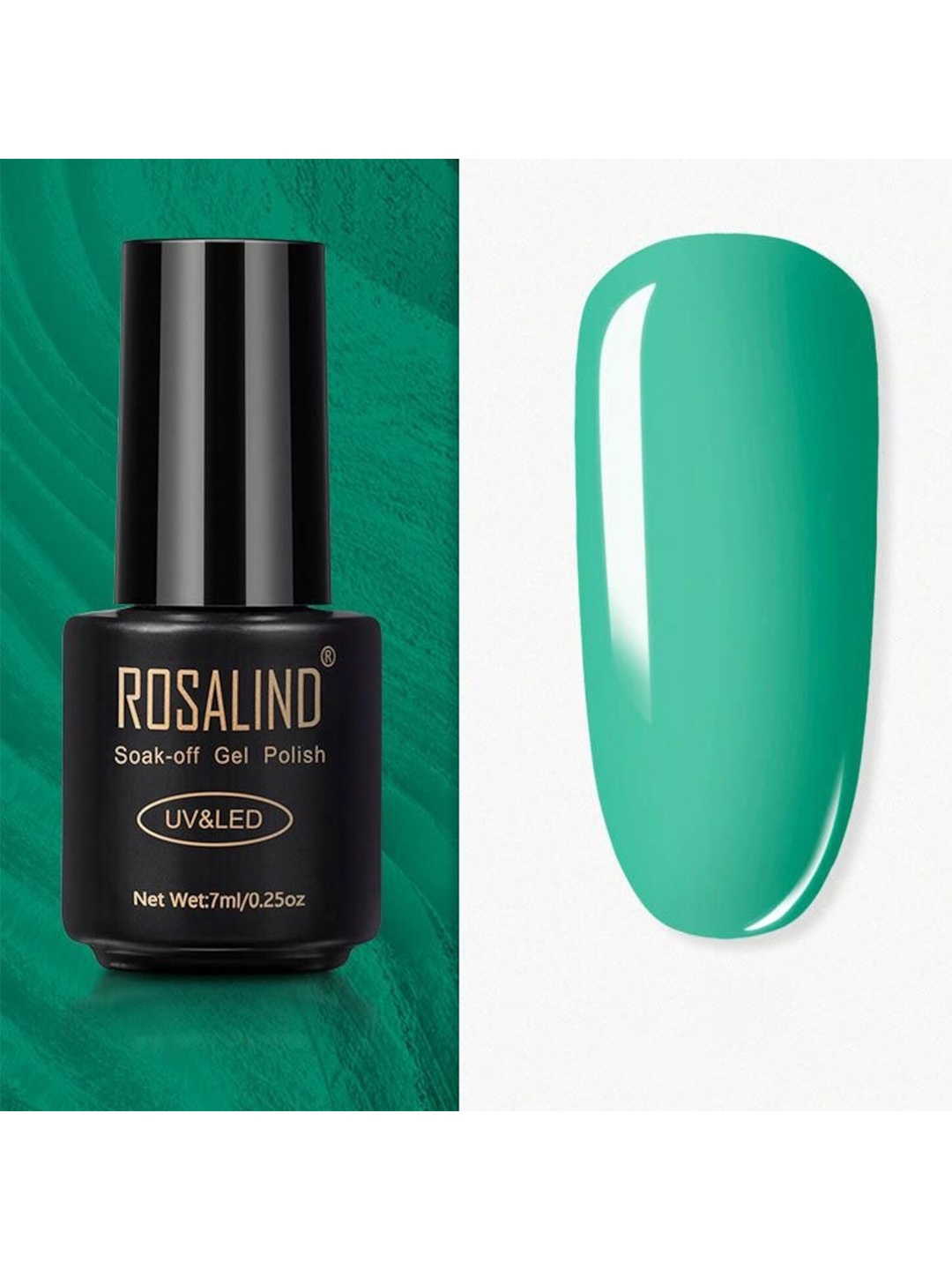 

ROSALIND Long Lasting UV LED Soak-Off Gel Nail Polish - Shade 2807, Green