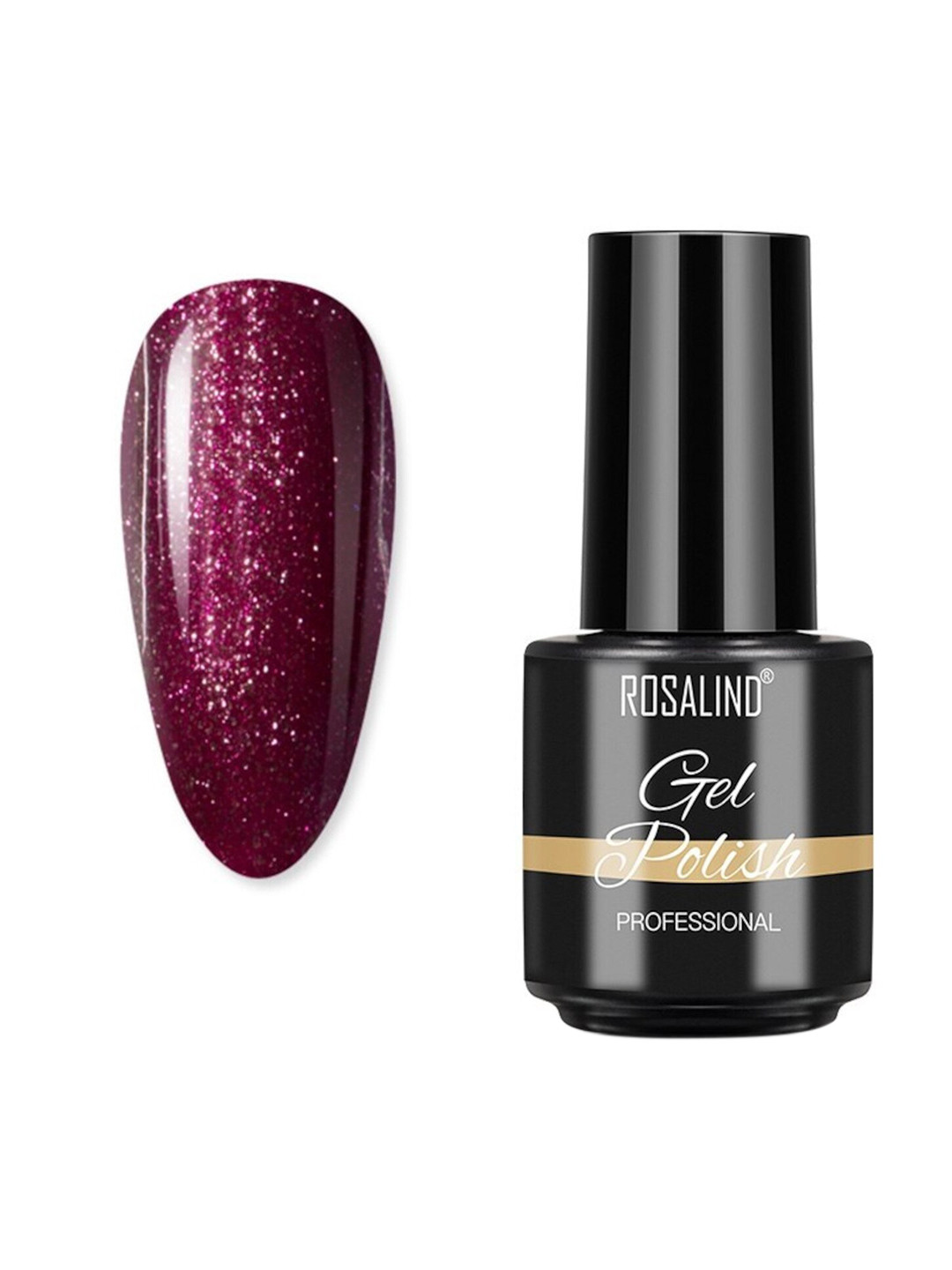 

ROSALIND Long Lasting UV LED Soak-Off Gel Nail Polish - Shade B041, Magenta