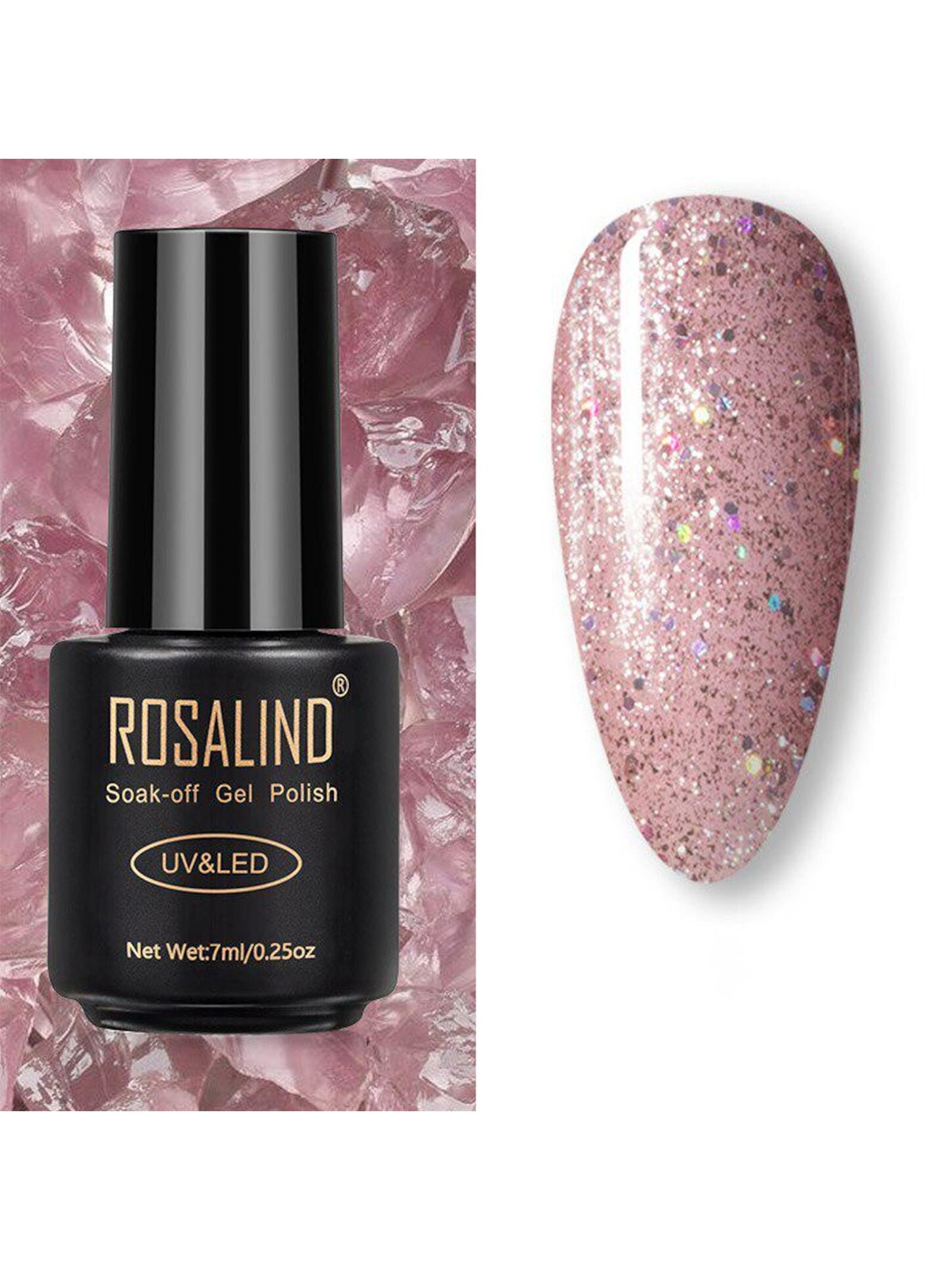 

ROSALIND Long Lasting UV LED Soak-Off Gel Nail Polish - Shade 1353, Nude