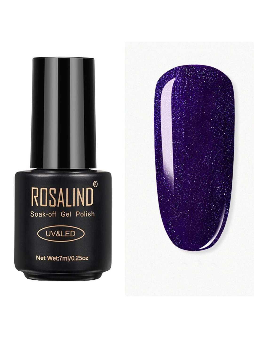 

ROSALIND Long Lasting UV LED Soak-Off Gel Nail Polish - Shade 2706, Navy blue