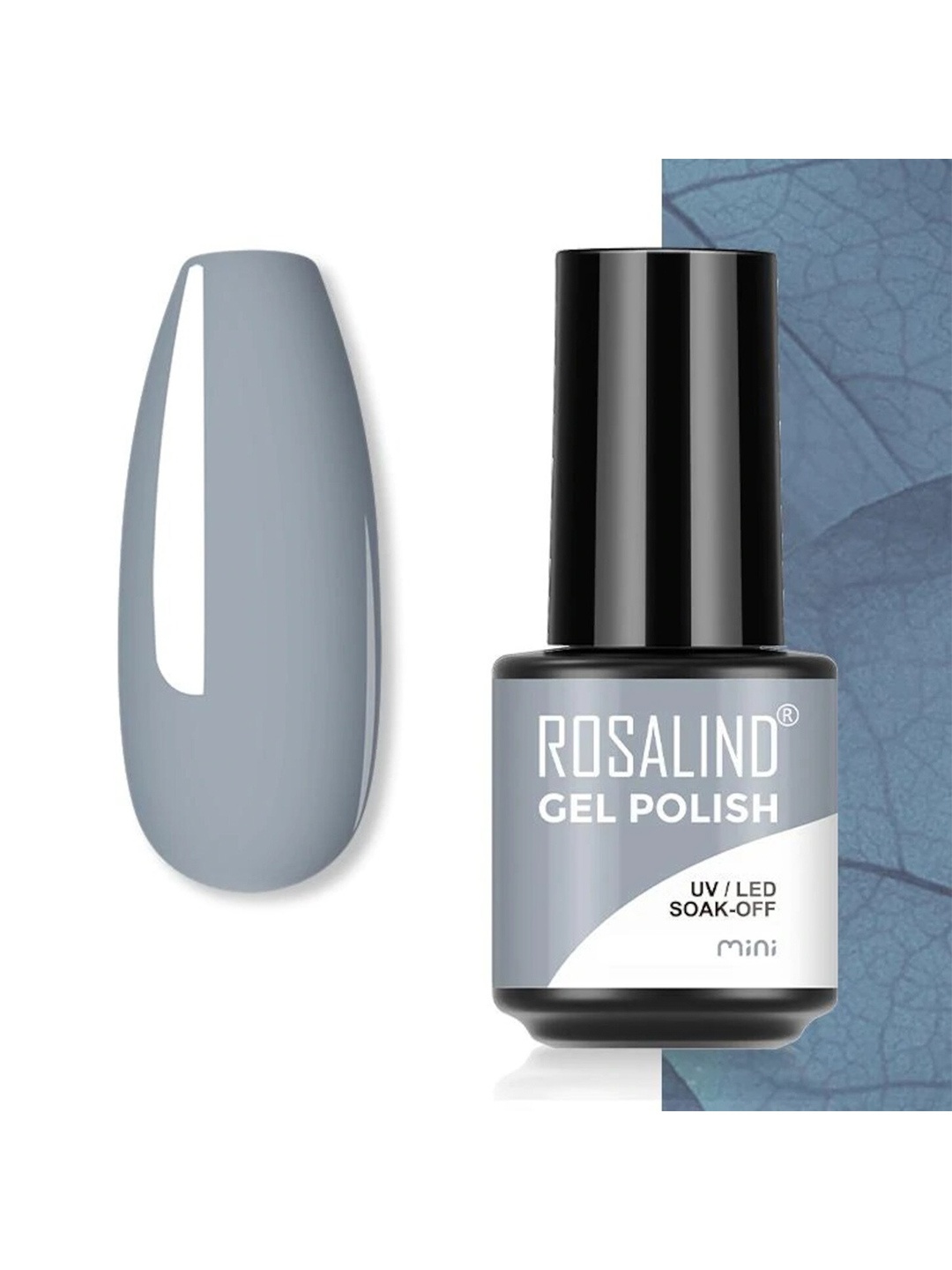 

ROSALIND Long Lasting UV LED Soak-Off Gel Nail Polish - Shade S059, Grey