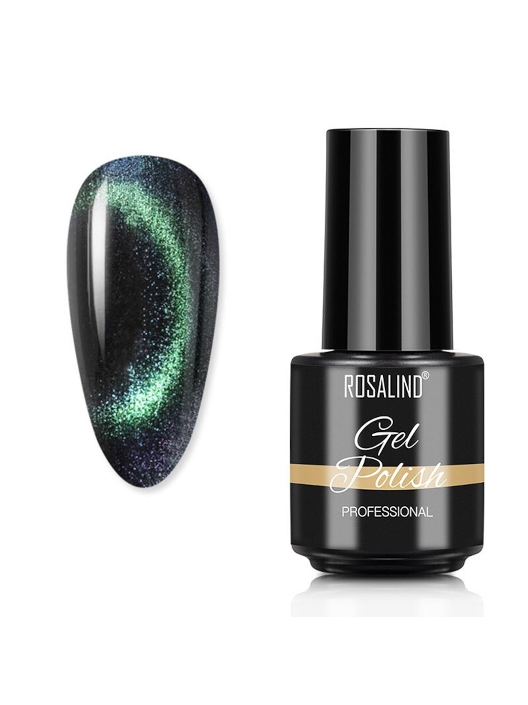 

ROSALIND Long Lasting UV LED Soak-Off Gel Nail Polish - Shade B051, Green