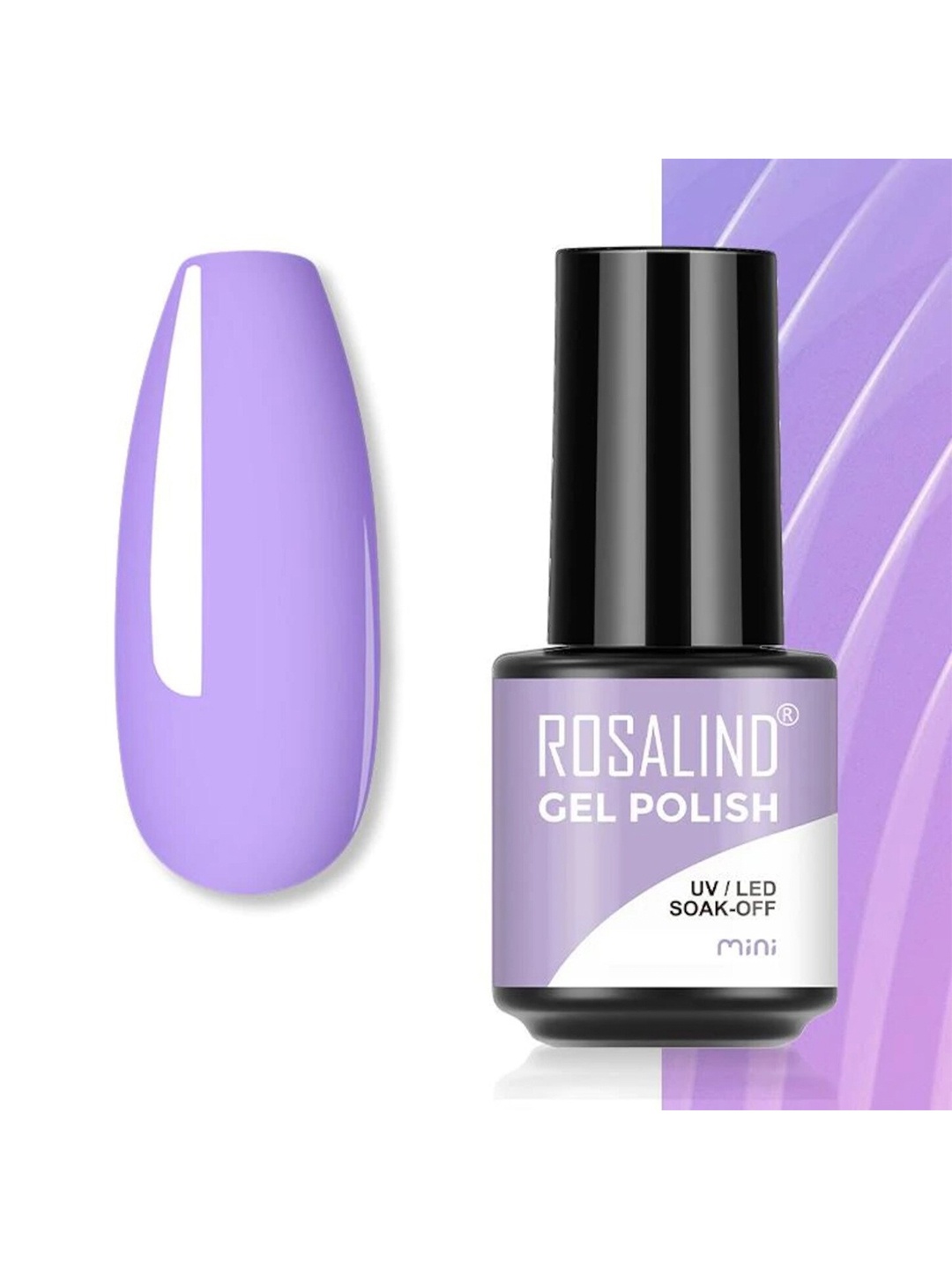 

ROSALIND Long Lasting UV LED Soak-Off Gel Nail Polish - Shade S050, Purple