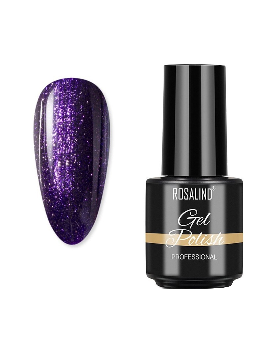 

ROSALIND Long Lasting UV LED Soak-Off Gel Nail Polish - Shade B045, Purple