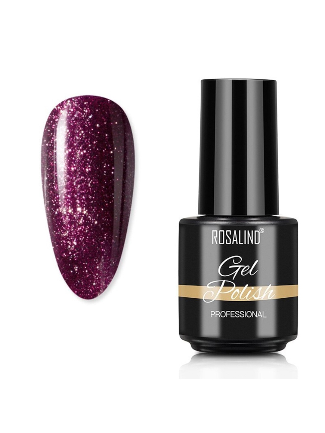 

ROSALIND Long Lasting UV LED Soak-Off Gel Nail Polish - Shade B044, Burgundy