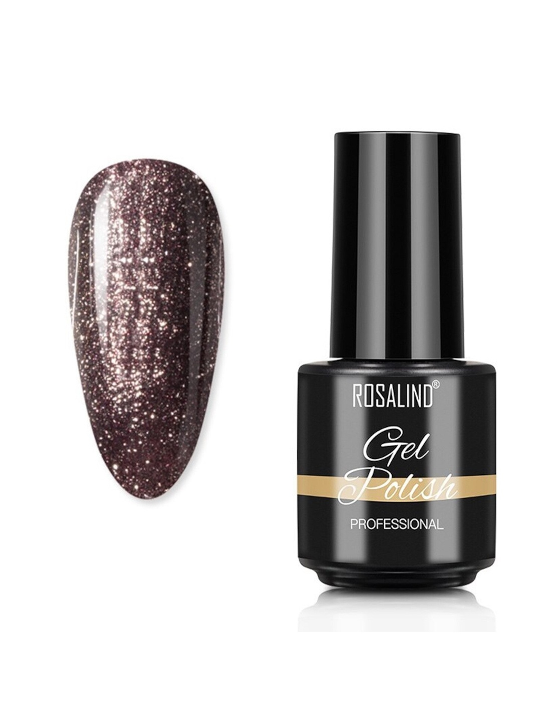 

ROSALIND Long Lasting UV LED Soak-Off Gel Nail Polish - Shade B047, Brown