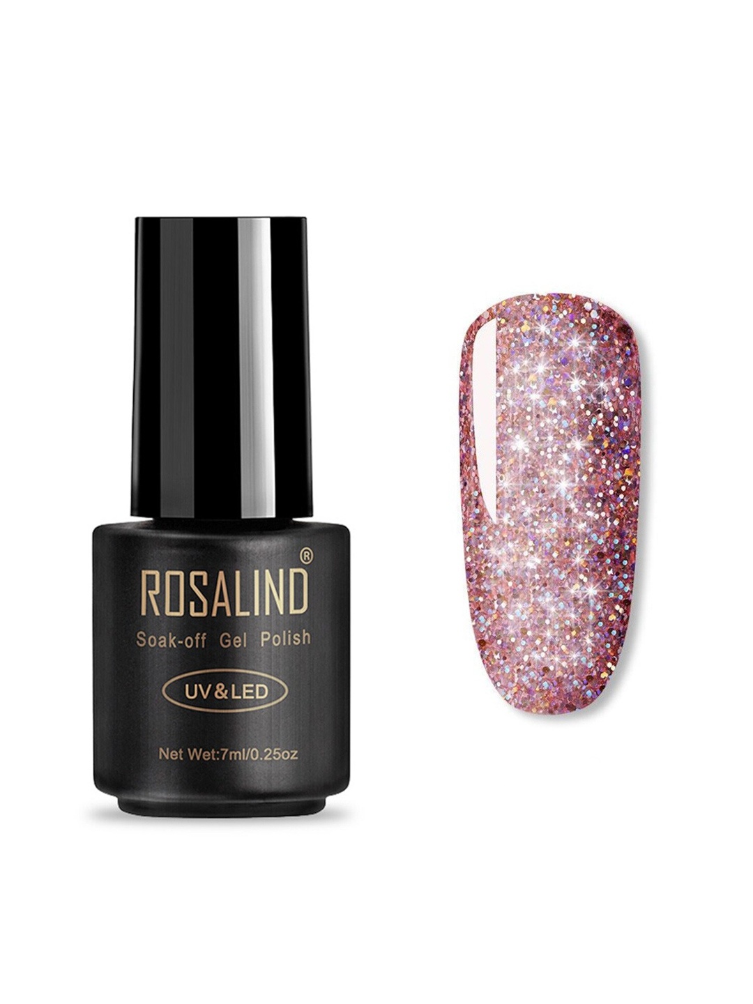 

ROSALIND Long Lasting UV LED Soak-Off Gel Nail Polish - Shade A513, Pink