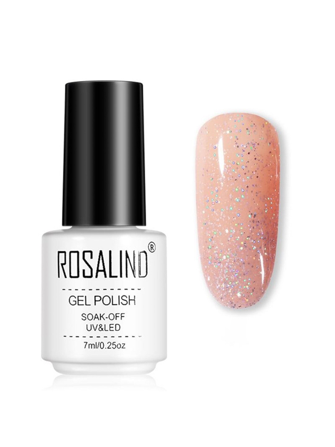 

ROSALIND Soak-Off UV & LED Gel Nail Polish 7 ml - A721, Peach