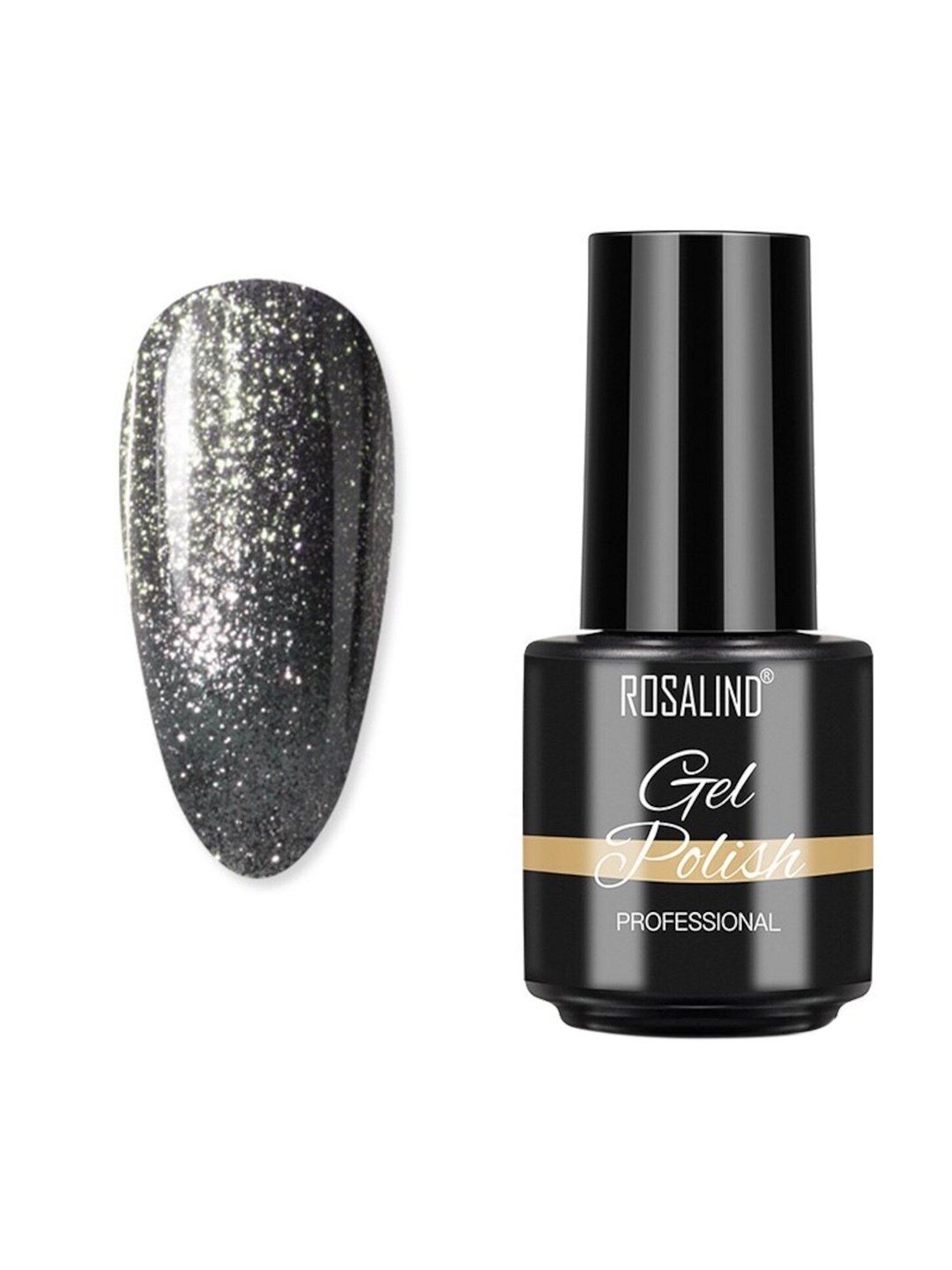 

ROSALIND Professional UV LED Gel Nail Polish 7 ml - B042, Grey